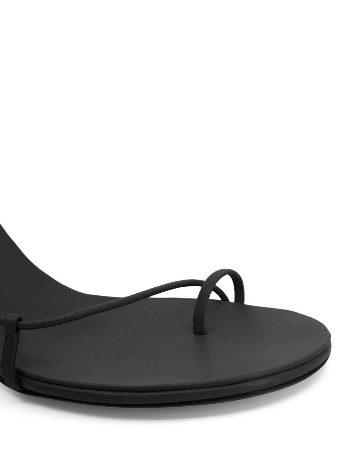 Shop Studio Amelia 90mm Emily Leather Sandals In Black