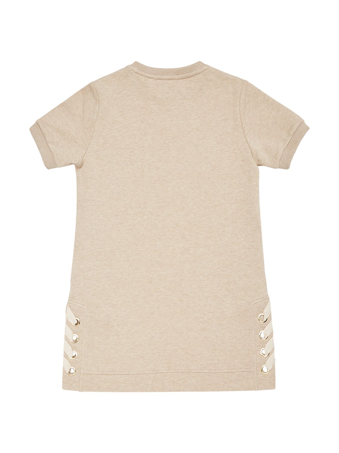 Shop Chloé Cotton Dress In Beige