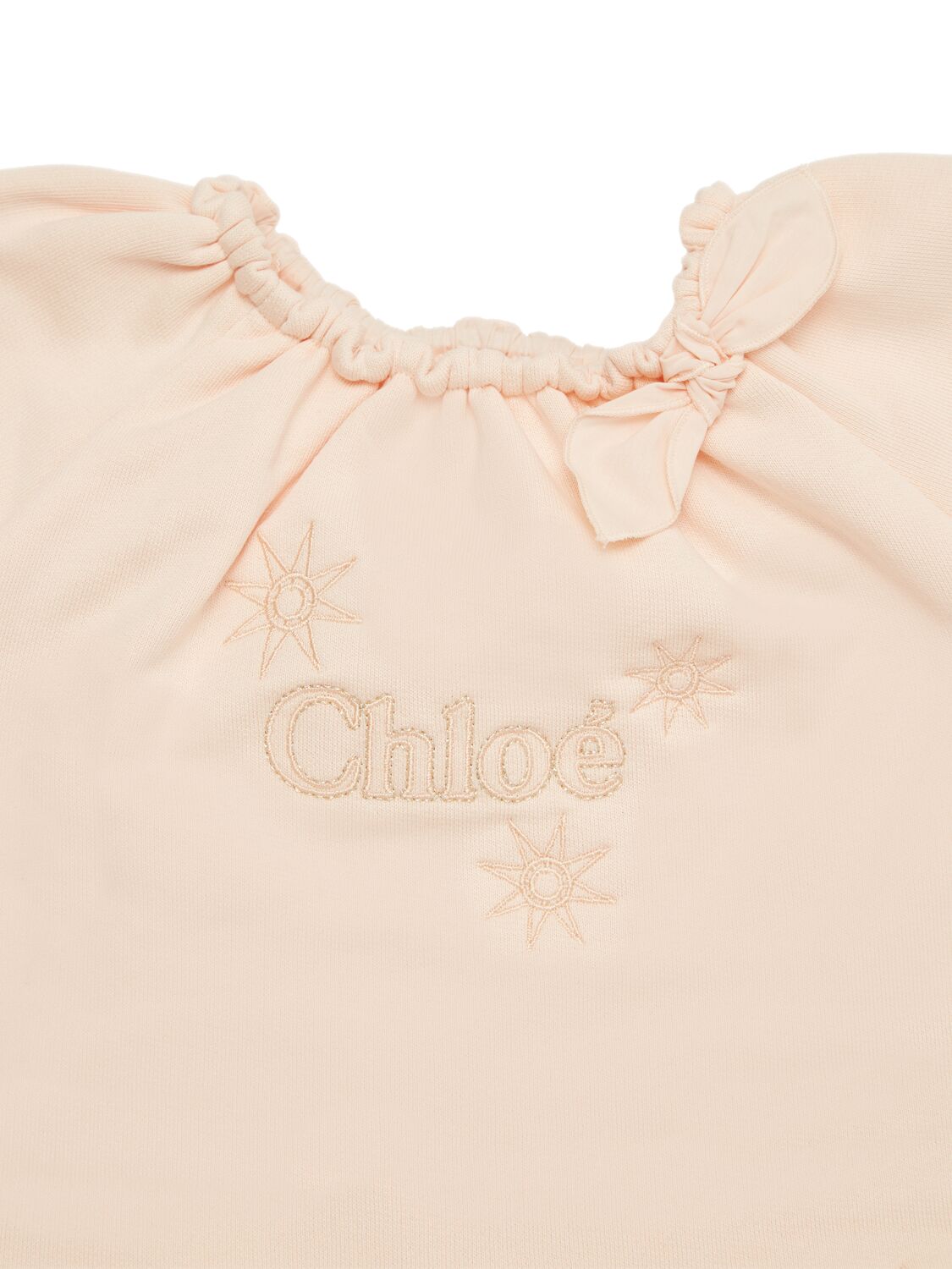 Shop Chloé Cotton T-shirt & Shorts In Pink