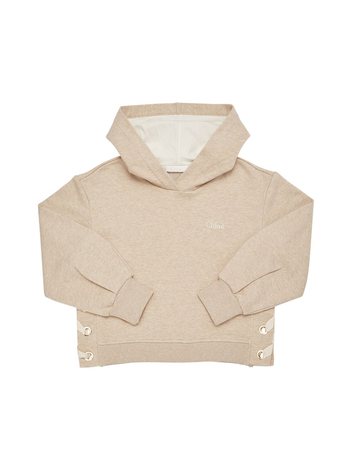 Image of Cotton Hoodie W/laces