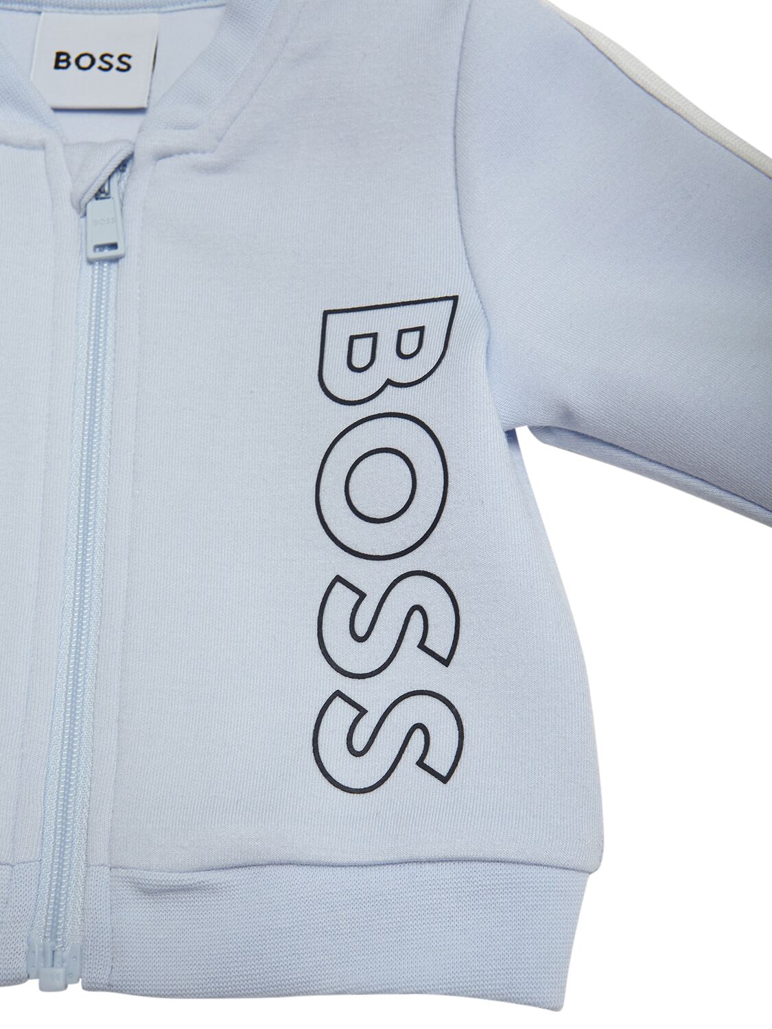 Shop Hugo Boss Jersey T-shirt, Sweatshirt & Sweatpants In Light Blue