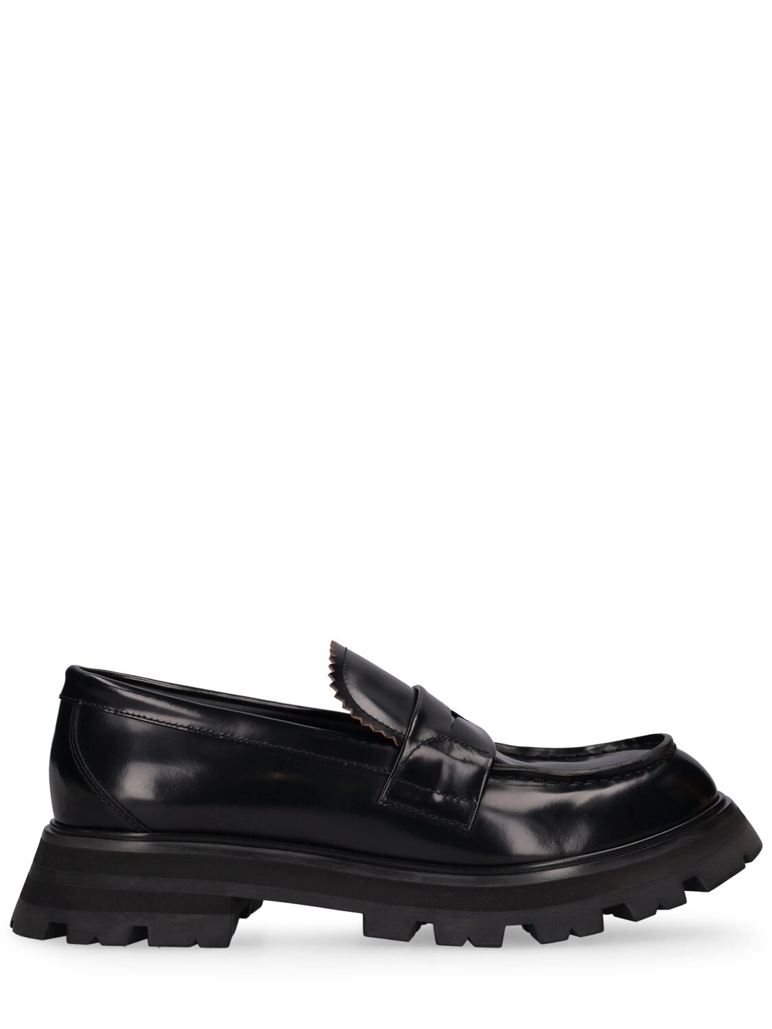 45mm Wander Brushed Leather Loafers