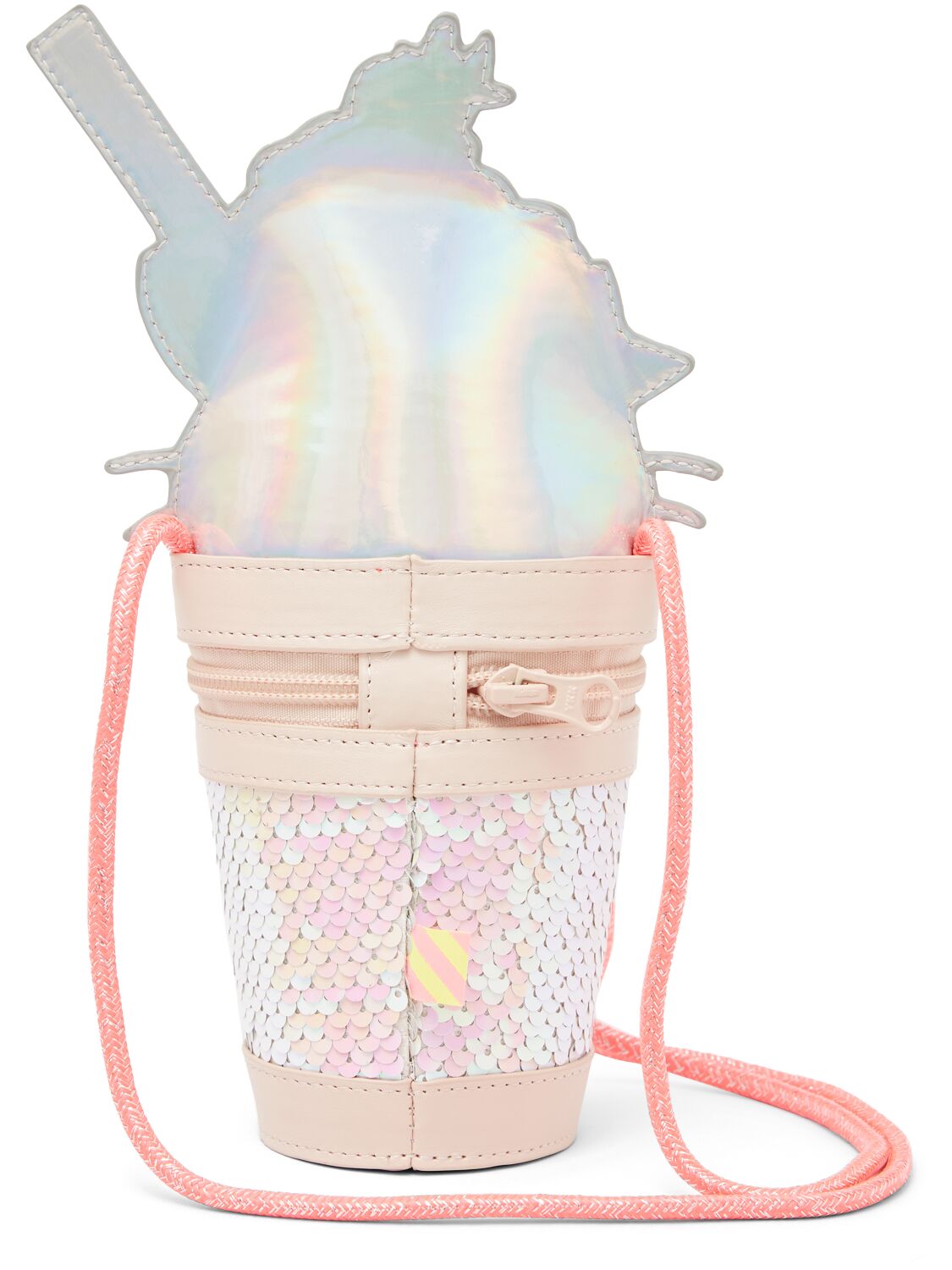 Shop Billieblush Iridescent Sequined Handbag In Multicolor