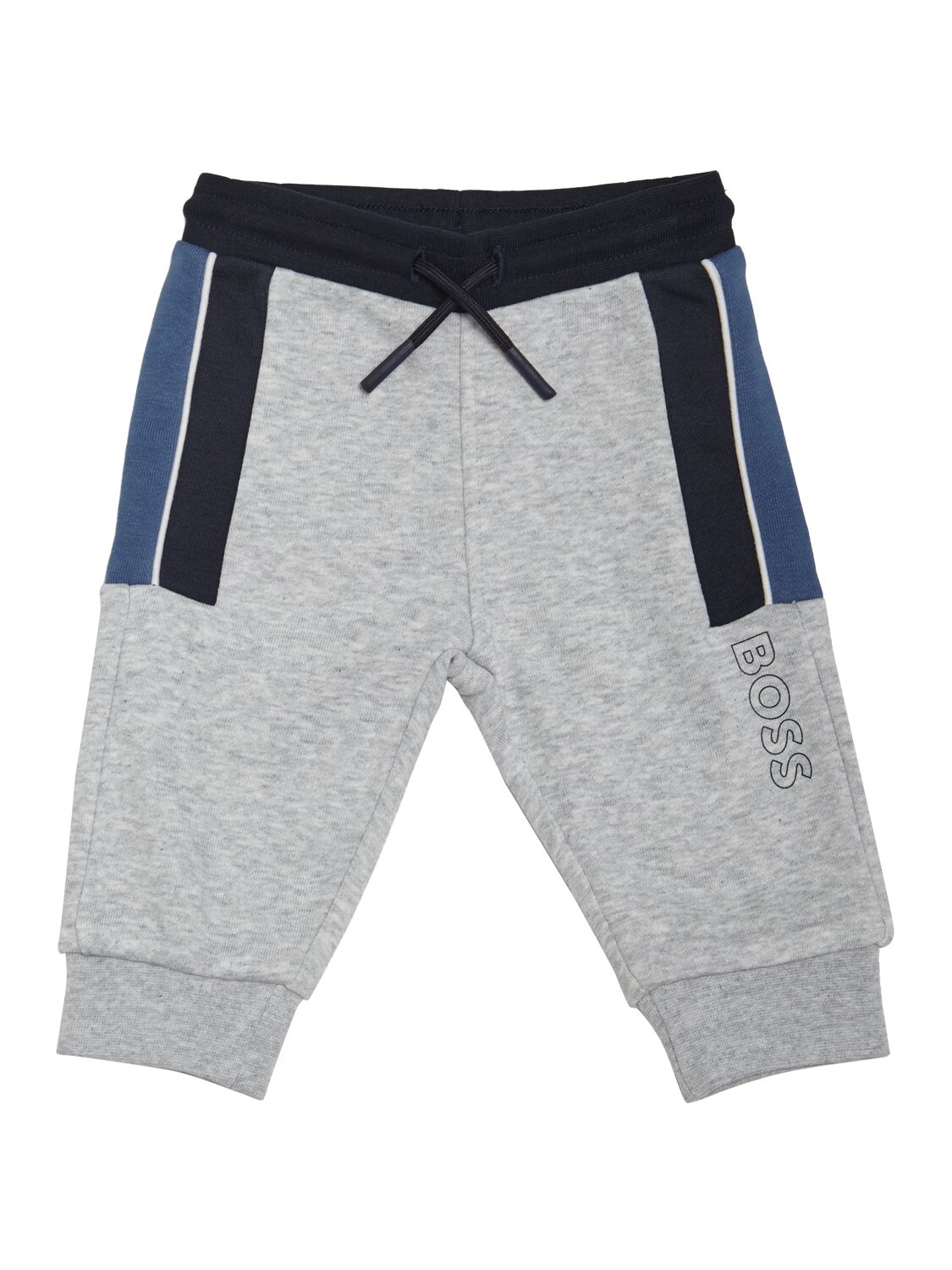 Shop Hugo Boss Logo Print Zip-up Hoodie & Sweatpants In Blue,grey