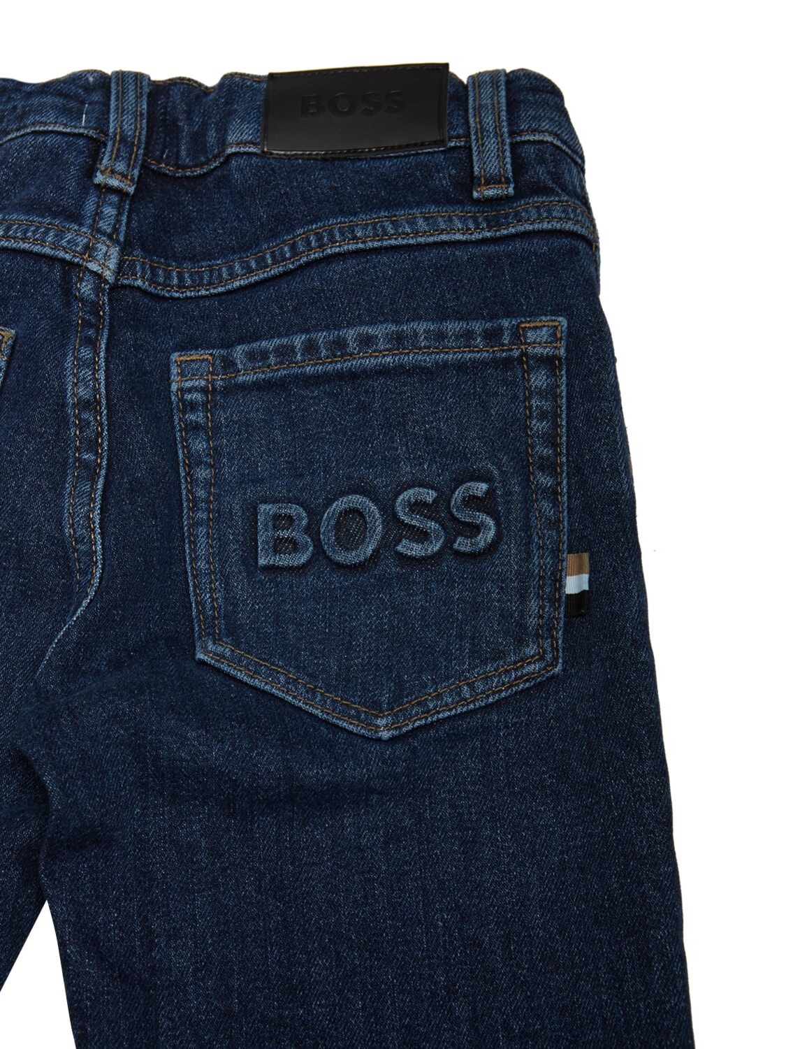 Shop Hugo Boss Cotton Denim Stretch Jeans
