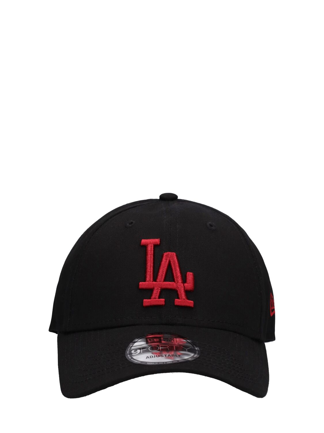 New Era 9forty League Los Angeles Dodgers Hat In Black,red