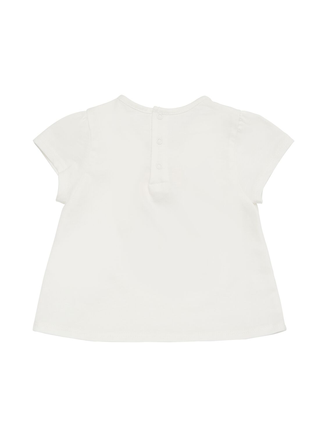 Shop Chloé Cotton T-shirt & Linen Shorts In White,pink