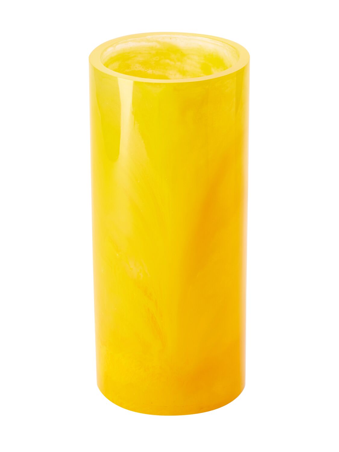 Image of Pamana Yellow Cylindrical Vase