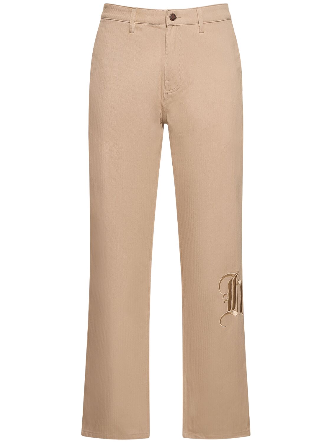 Image of Herringbone Cotton Pants