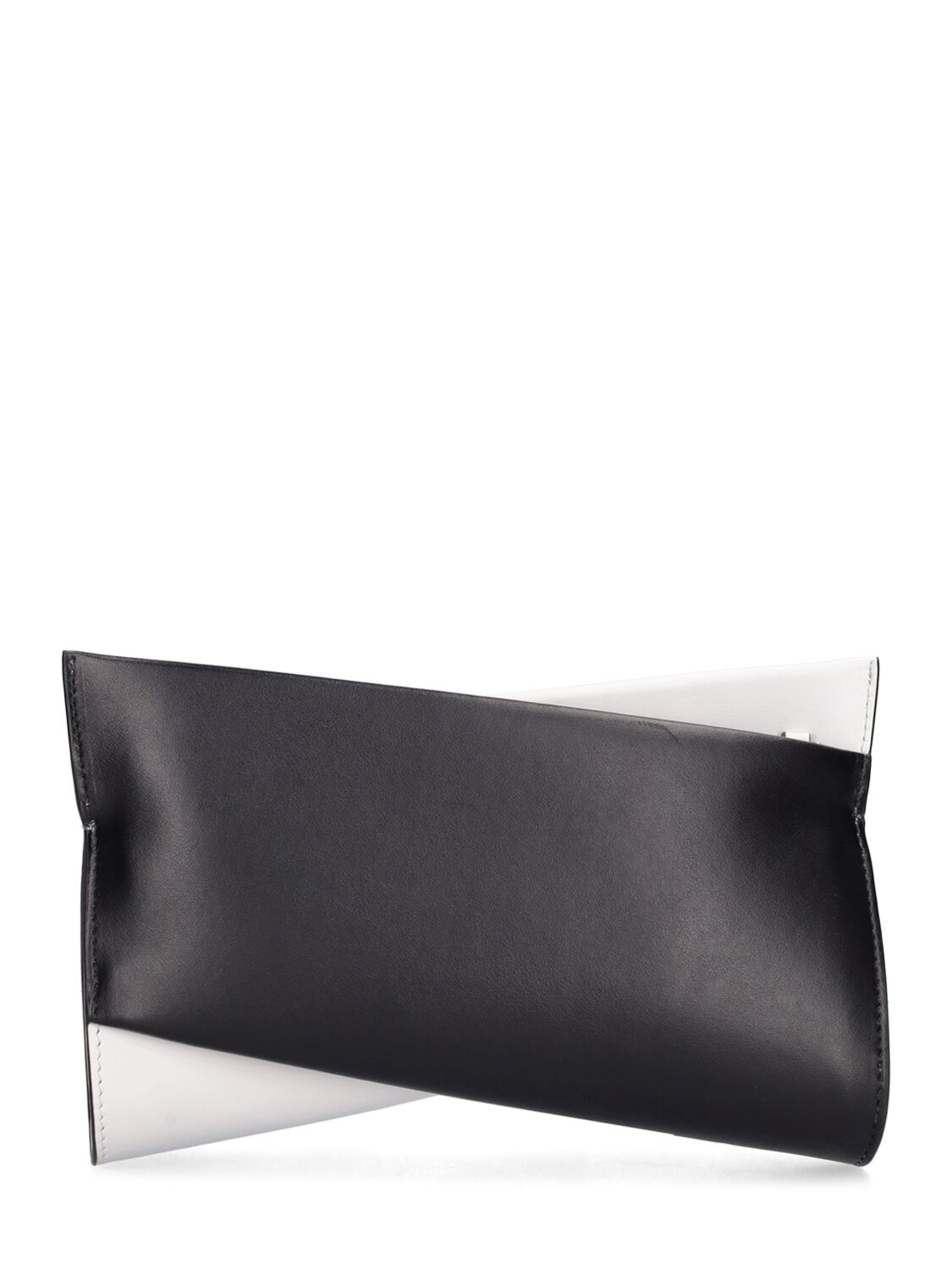 Shop Christian Louboutin Small Loubitwist Leather Bag In Black,white