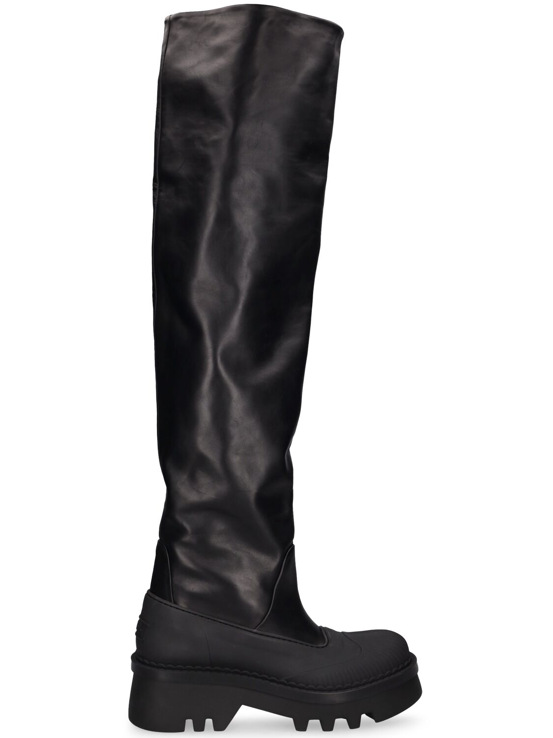 CHLOÉ 50mm Raina Leather Over-the-knee Boots