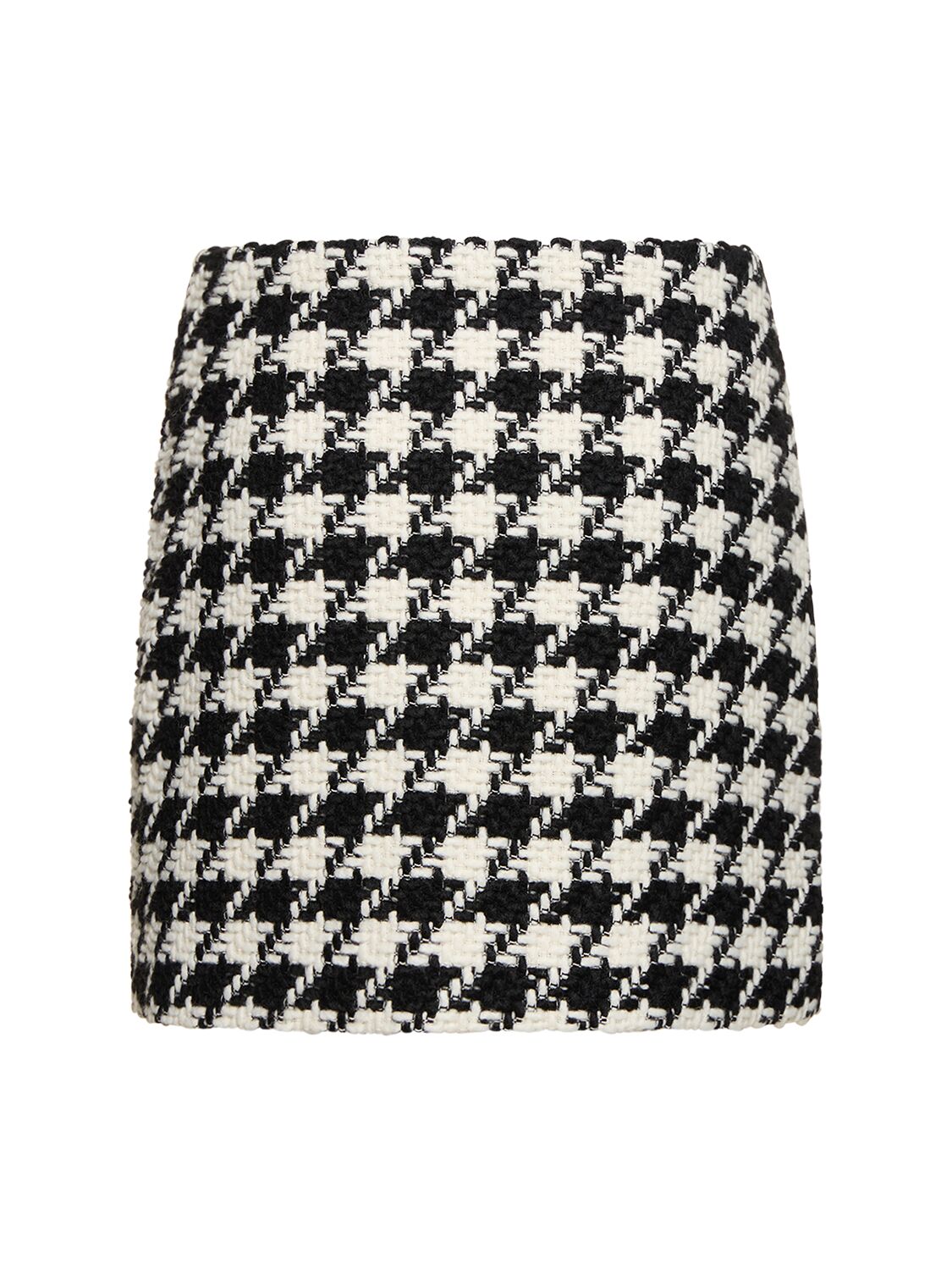Shop Anine Bing Ada Cotton Blend Mini Skirt In Multicolor