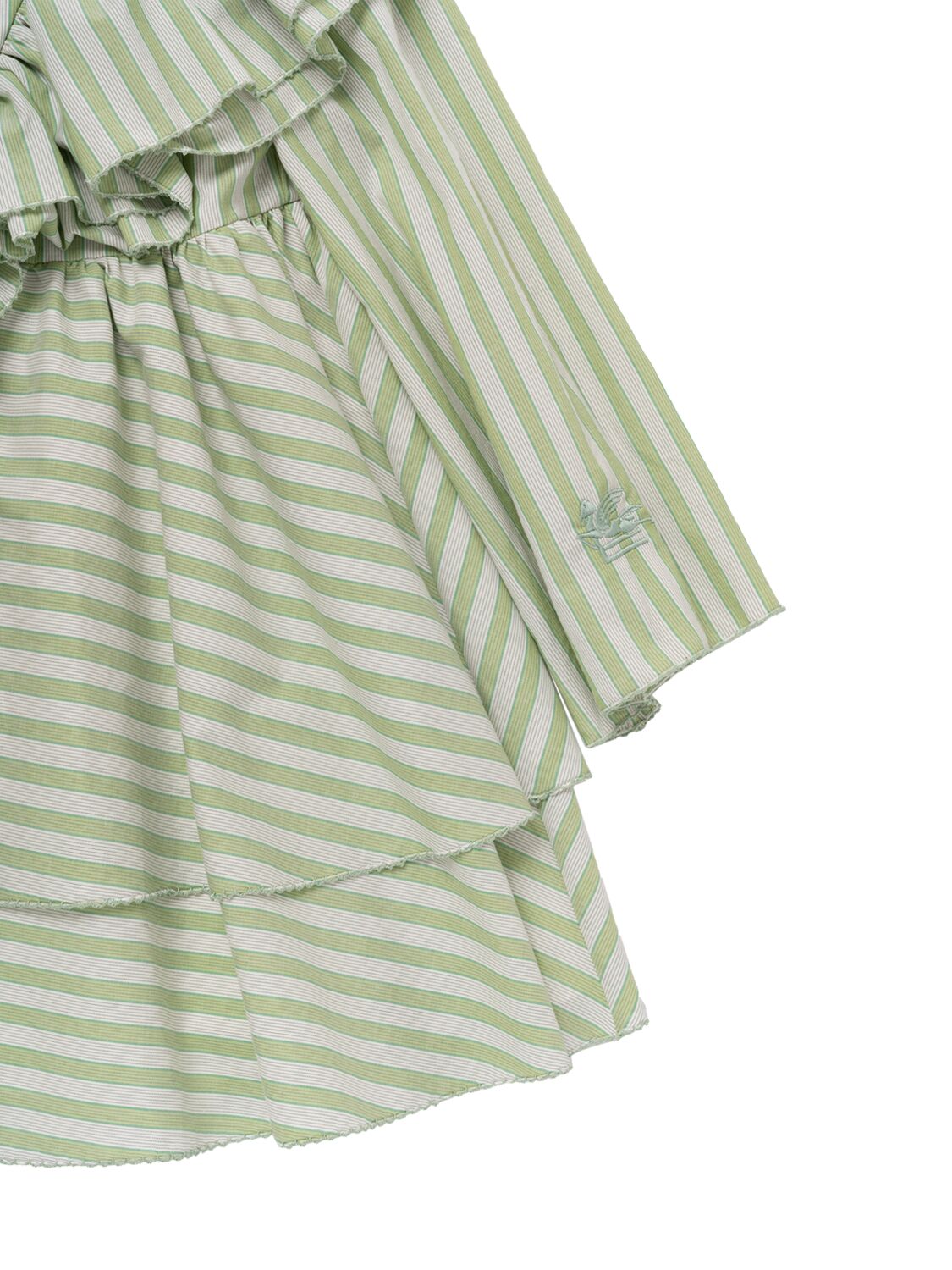 Shop Etro Cotton Suit Dress In Green