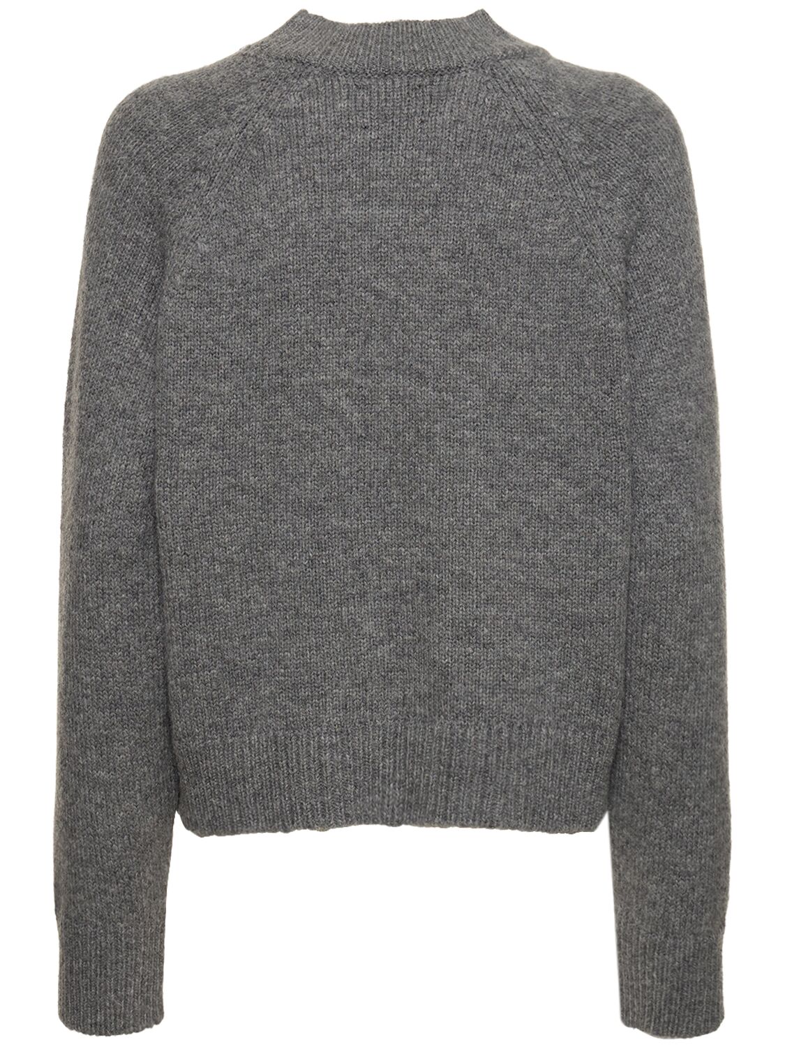 Shop Anine Bing Kendrick Wool & Cashmere Sweater In Grey