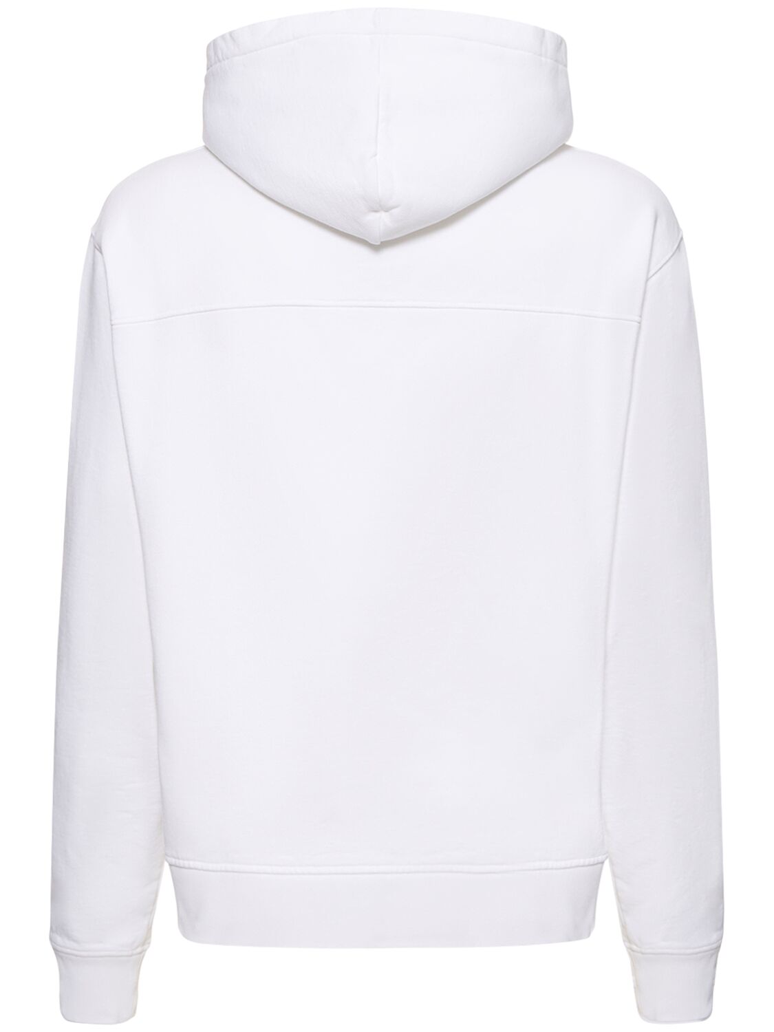 Shop Jacquemus Le Hoodie Nud Cotton Hoodie In White