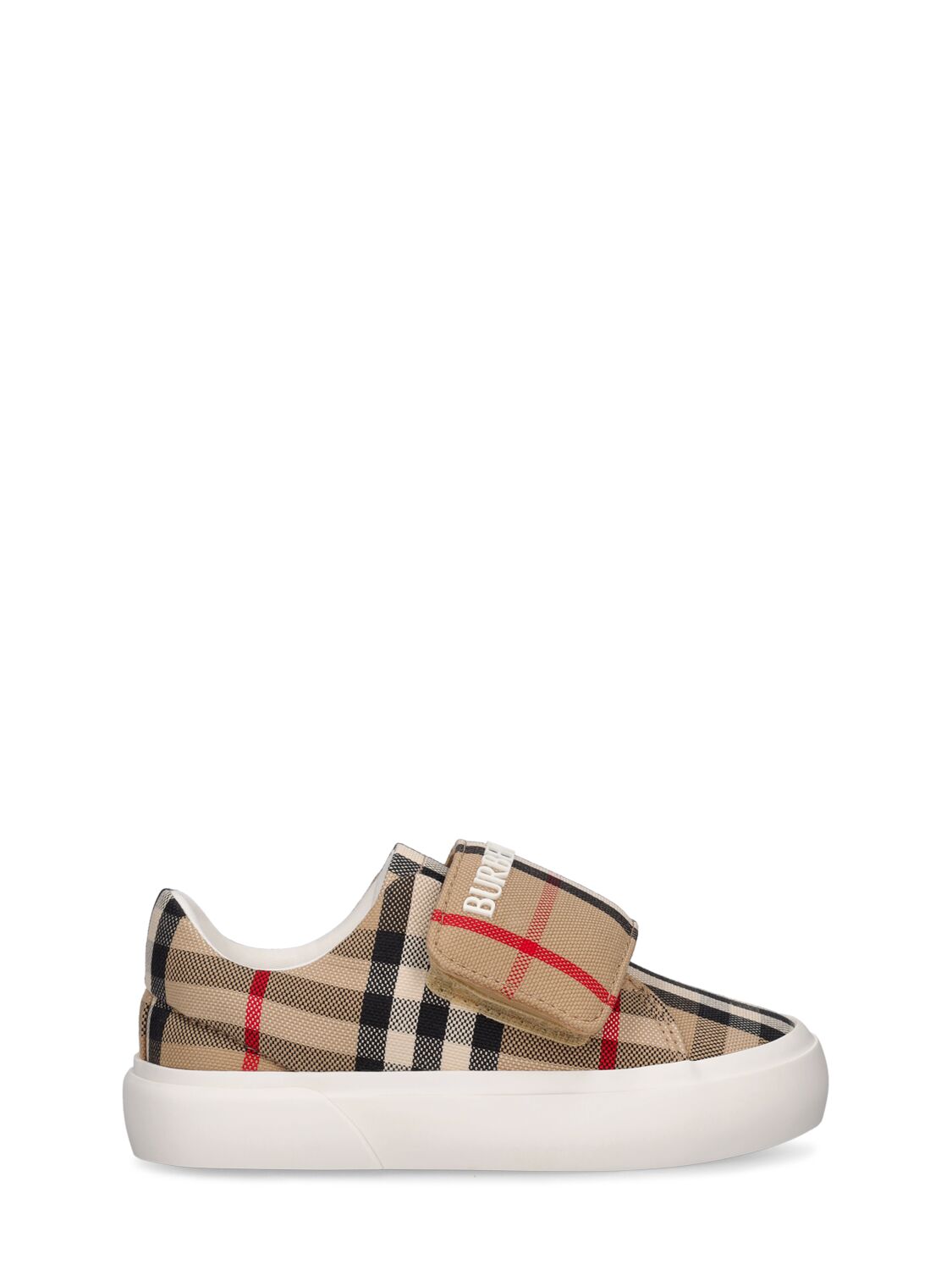 Image of Check Print Sneakers W/straps