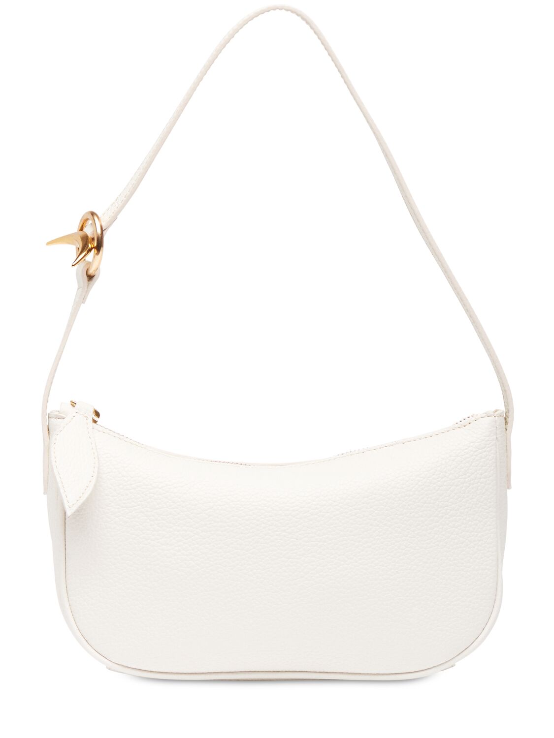 Image of Mini Moon Grained Leather Shoulder Bag