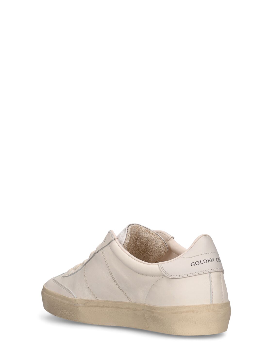 Golden Goose Soul Star Low-top Sneakers In White,milk