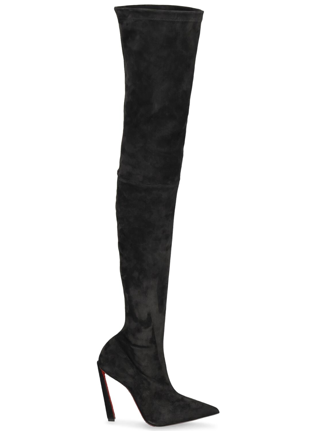 Shop Christian Louboutin Lvr Exclusive 100mm Condora Boots In Black