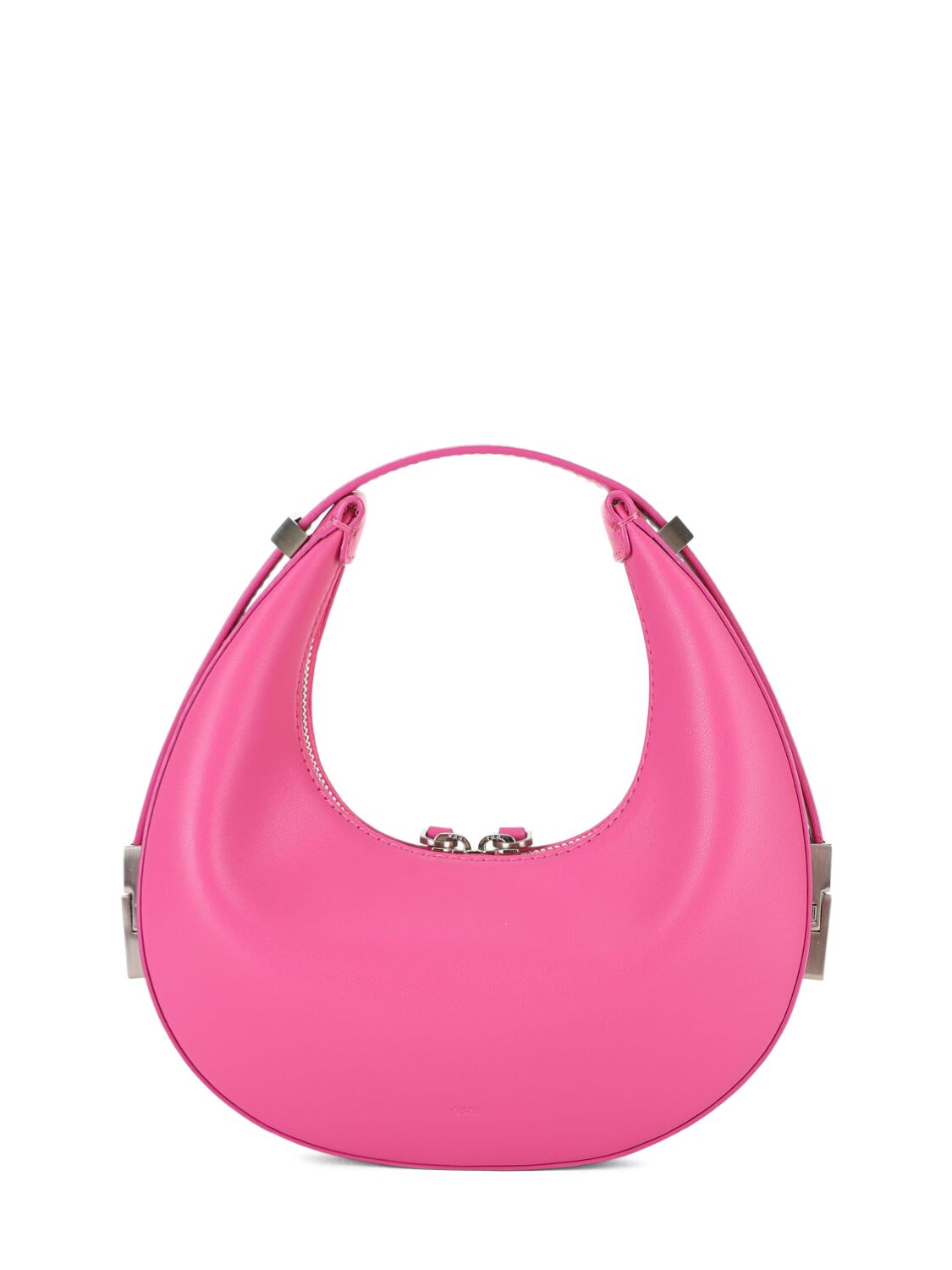 Shop Osoi Mini Toni Leather Top Handle Bag In Barbie Pink