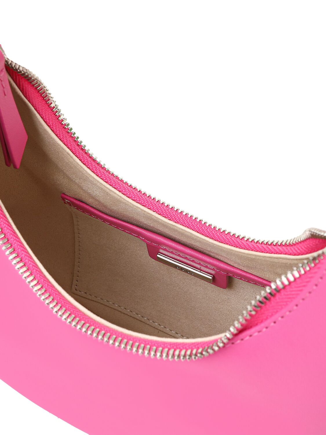 Shop Osoi Mini Toni Leather Top Handle Bag In Barbie Pink