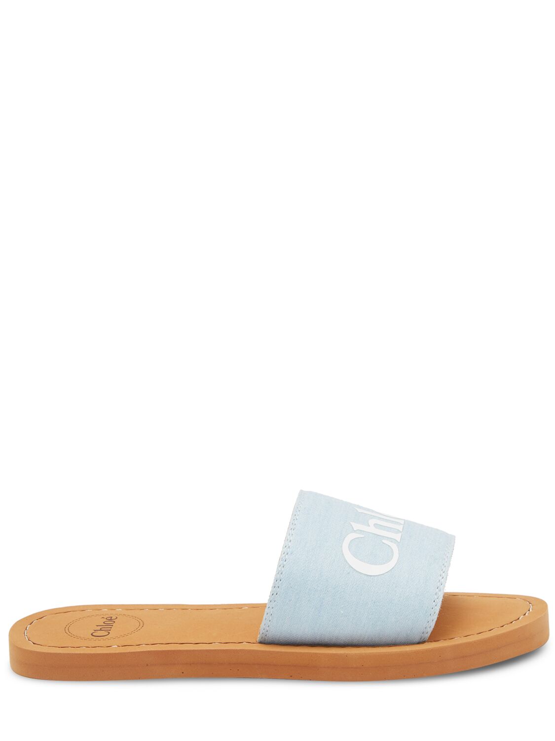 Image of Denim Slide Sandals