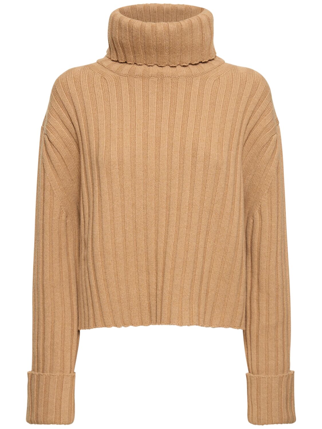 Shop Gucci Wool & Cashmere Turtleneck Sweater In Camel