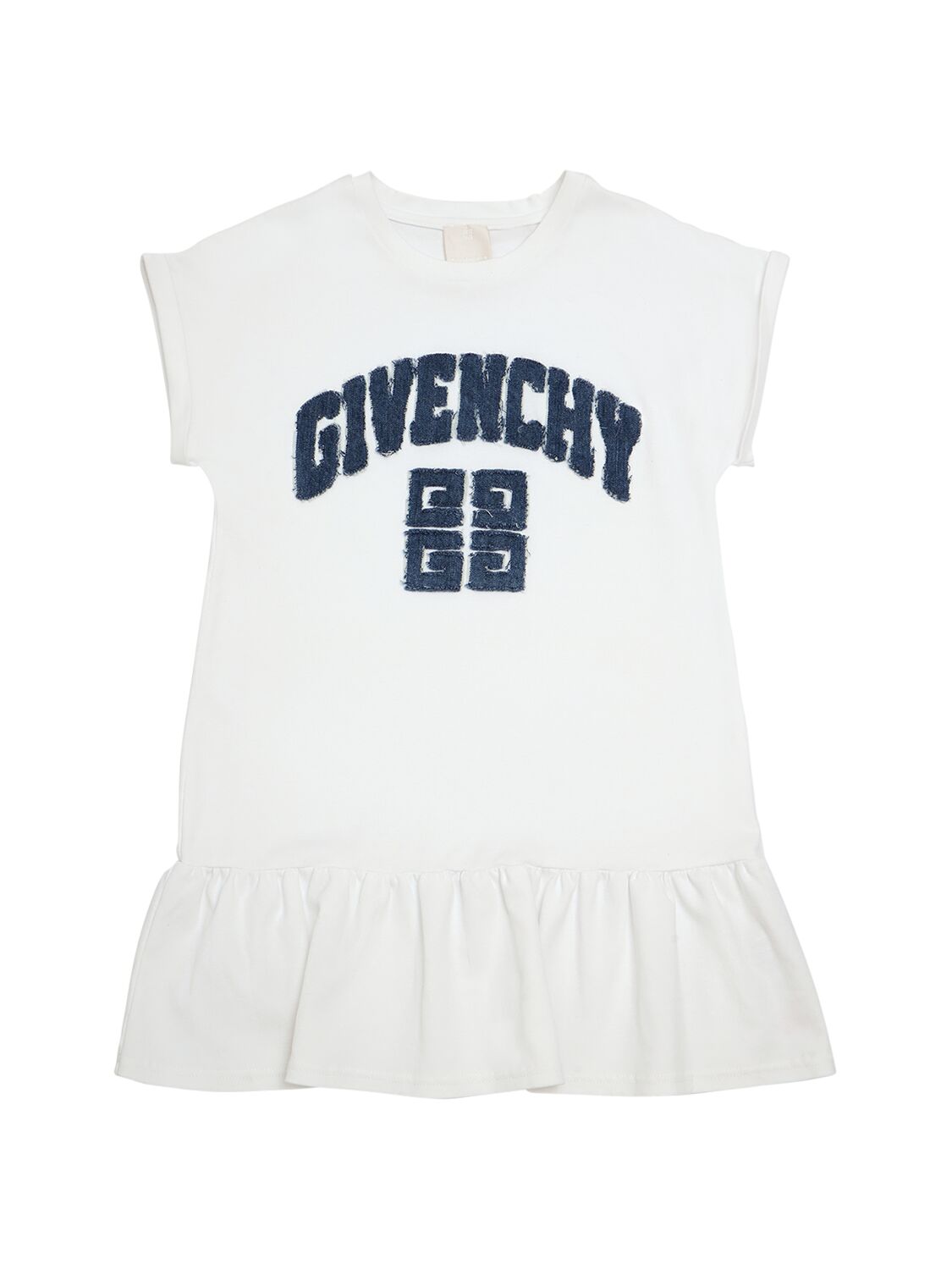 Givenchy Cotton Interlock Logo Dress In White