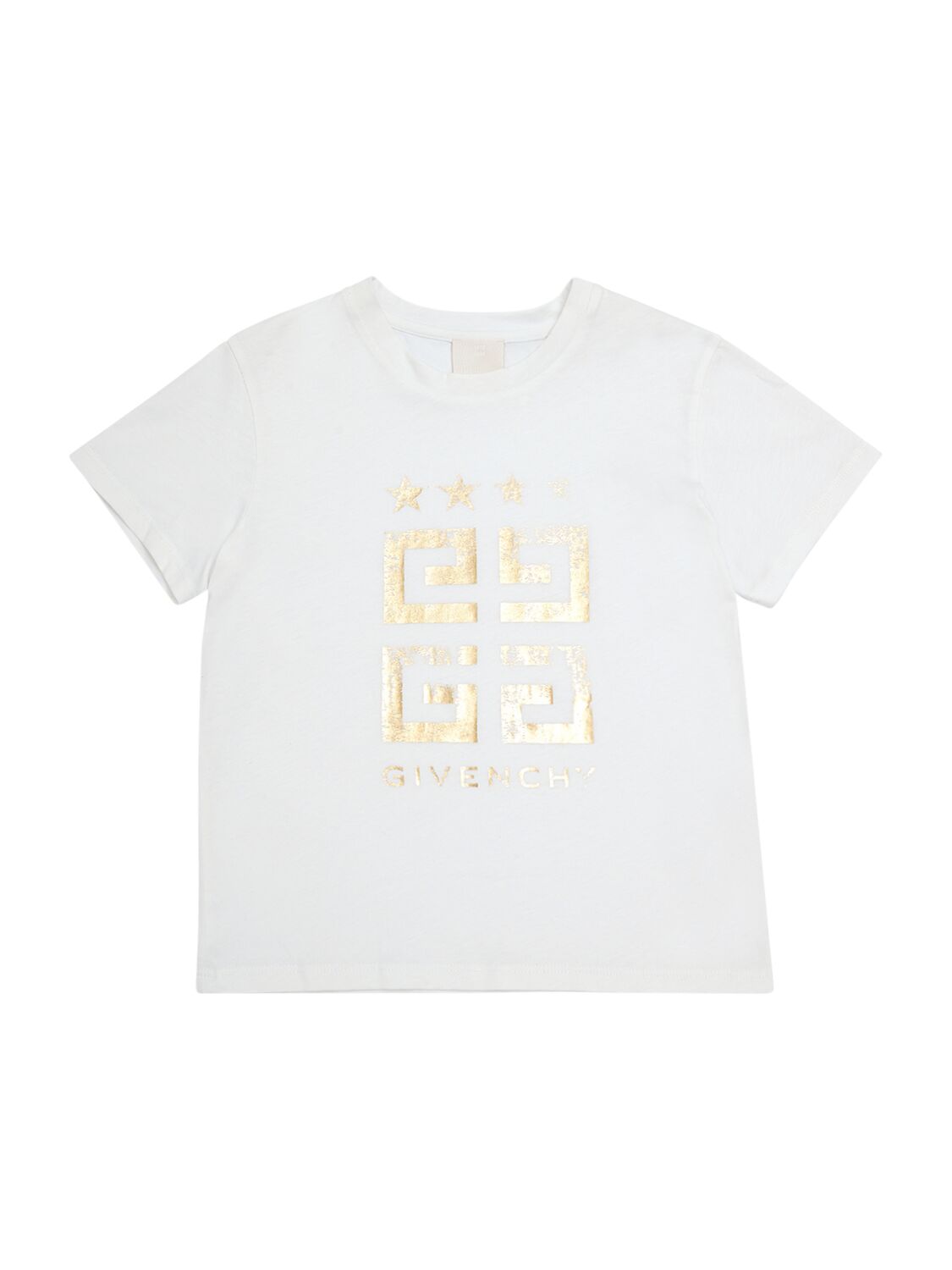 Givenchy 棉质平纹针织t恤 In White