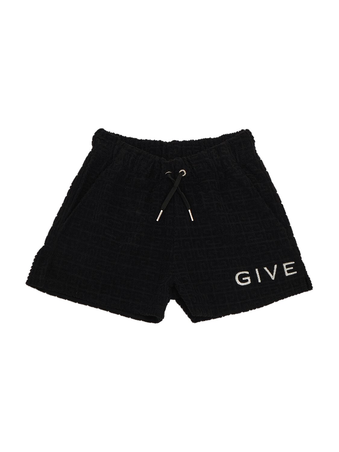 Givenchy Terry Jacquard Shorts In Black