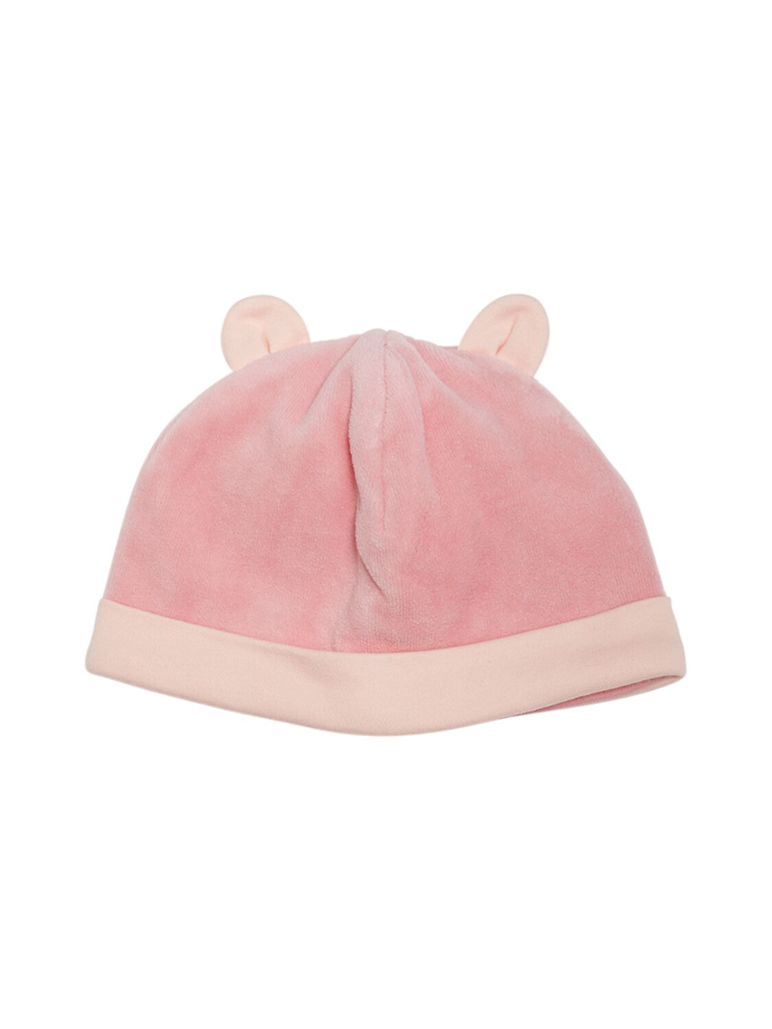 Shop Kenzo Cotton Blend Romper, Hat & Bib In Pink