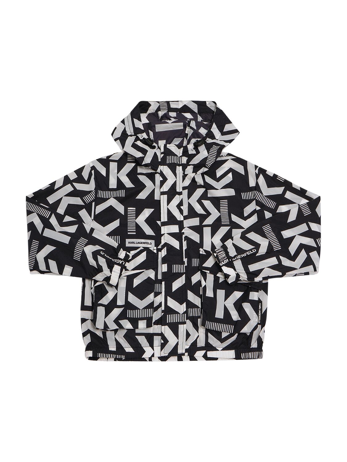 Karl Lagerfeld Kids Ikonik-embellished crew-neck sweatshirt - Black
