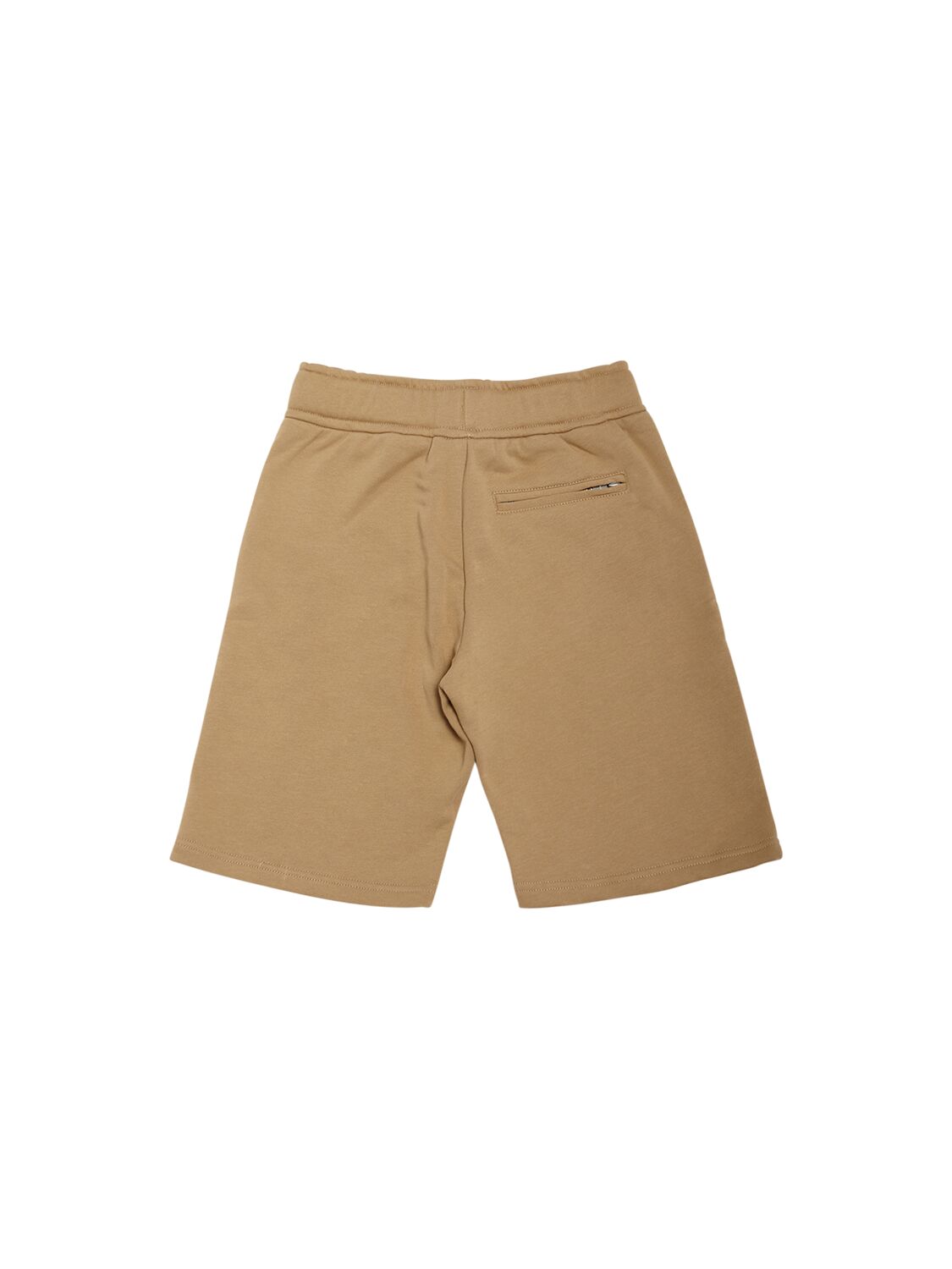Shop Lanvin Cotton Sweat Shorts In Light Brown