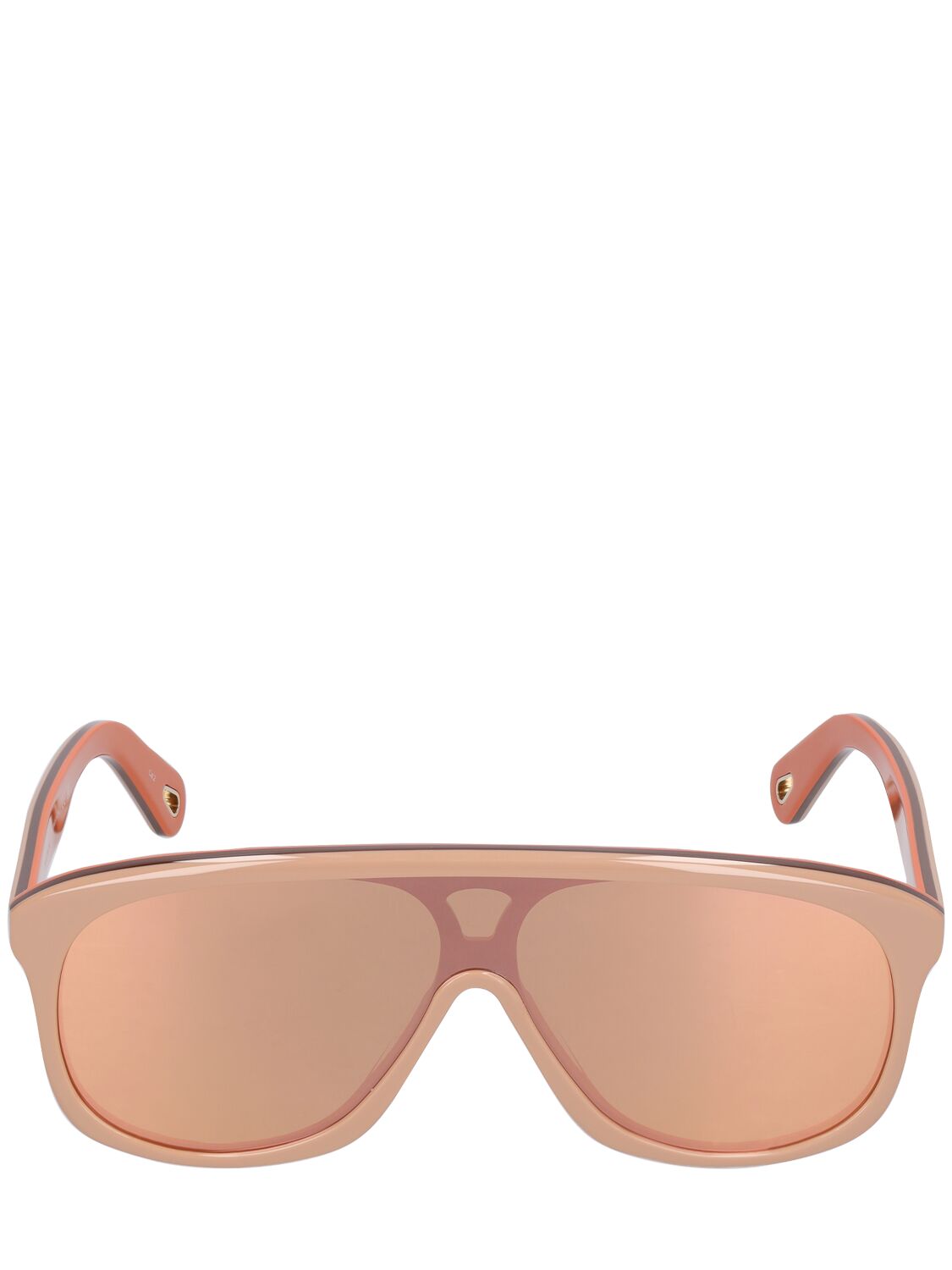 Chloé Mountaineering After Ski Sunglasses In Beige,brown