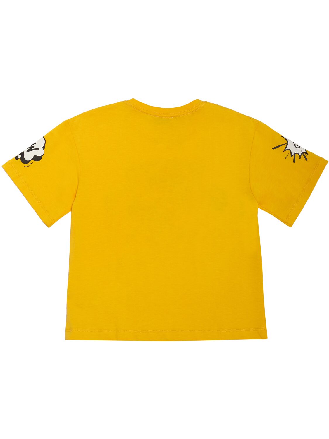 Shop Kenzo Cotton Jersey T-shirt In Yellow