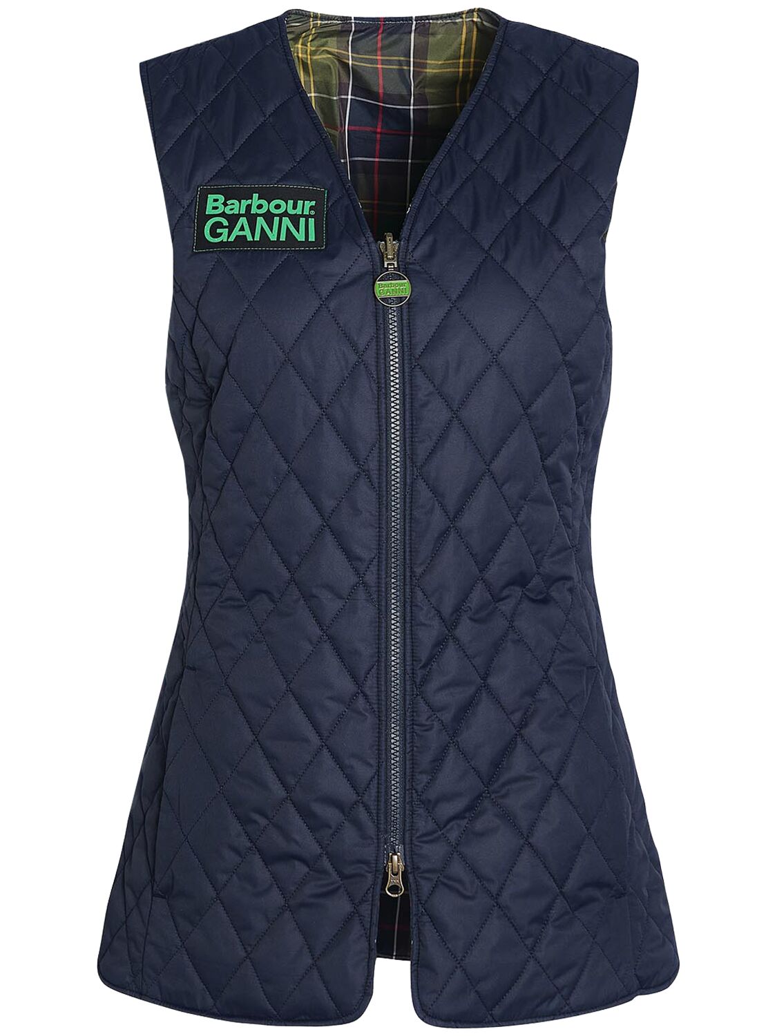 Barbour X Ganni Quilted Betty Liner Waistcoat