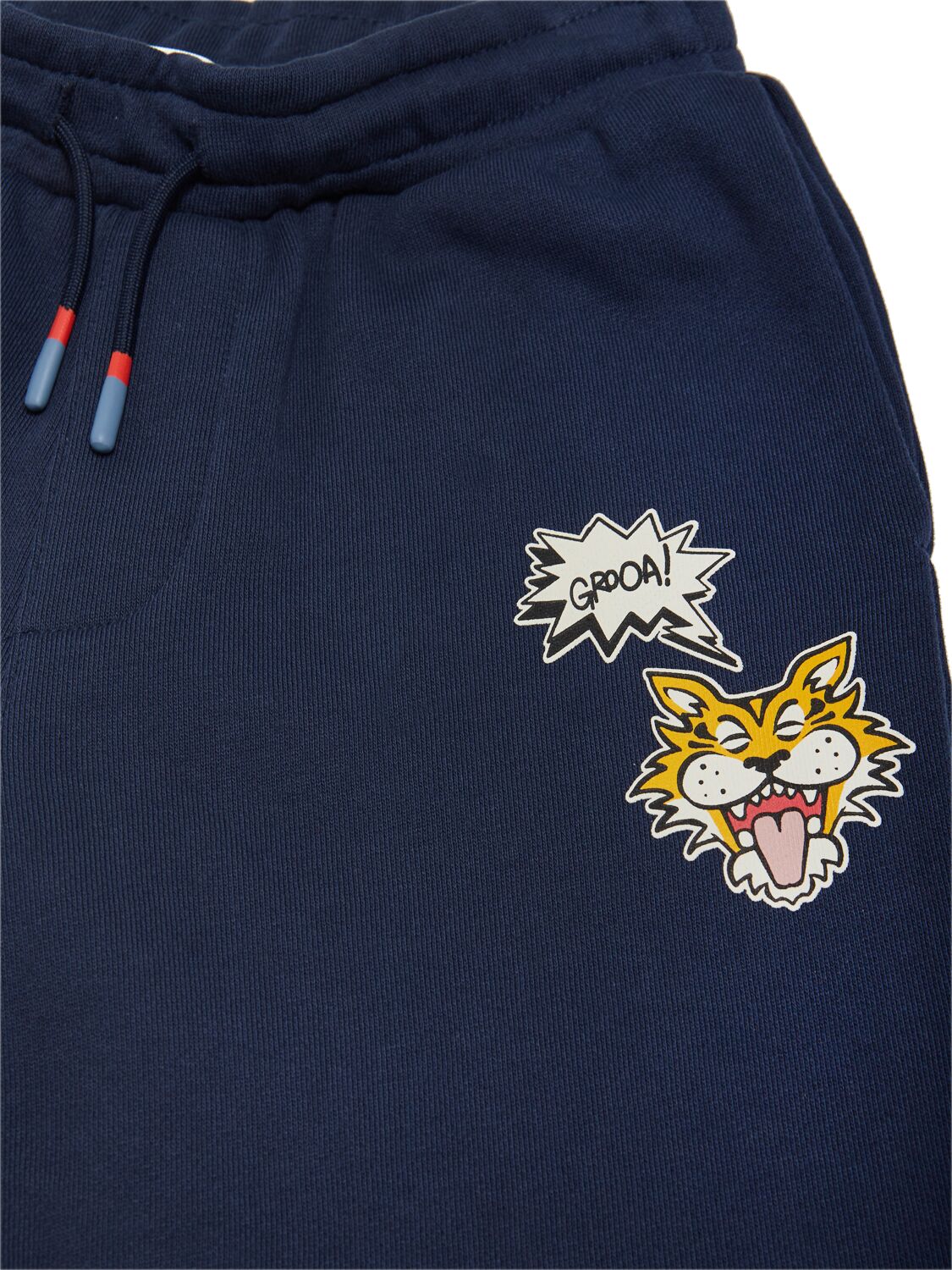 Shop Kenzo Cotton Sweatpants In Navy