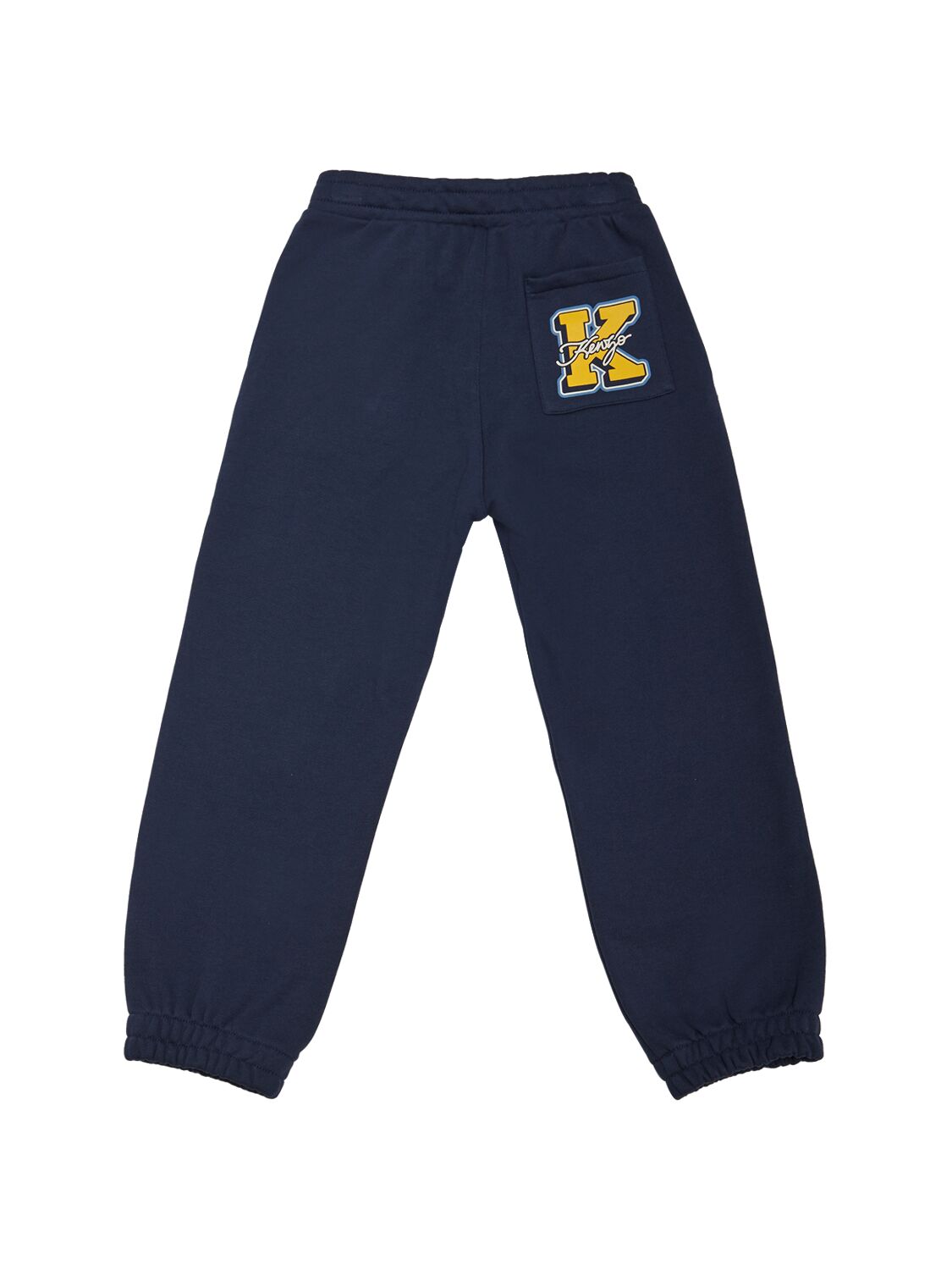 Shop Kenzo Cotton Sweatpants In Navy