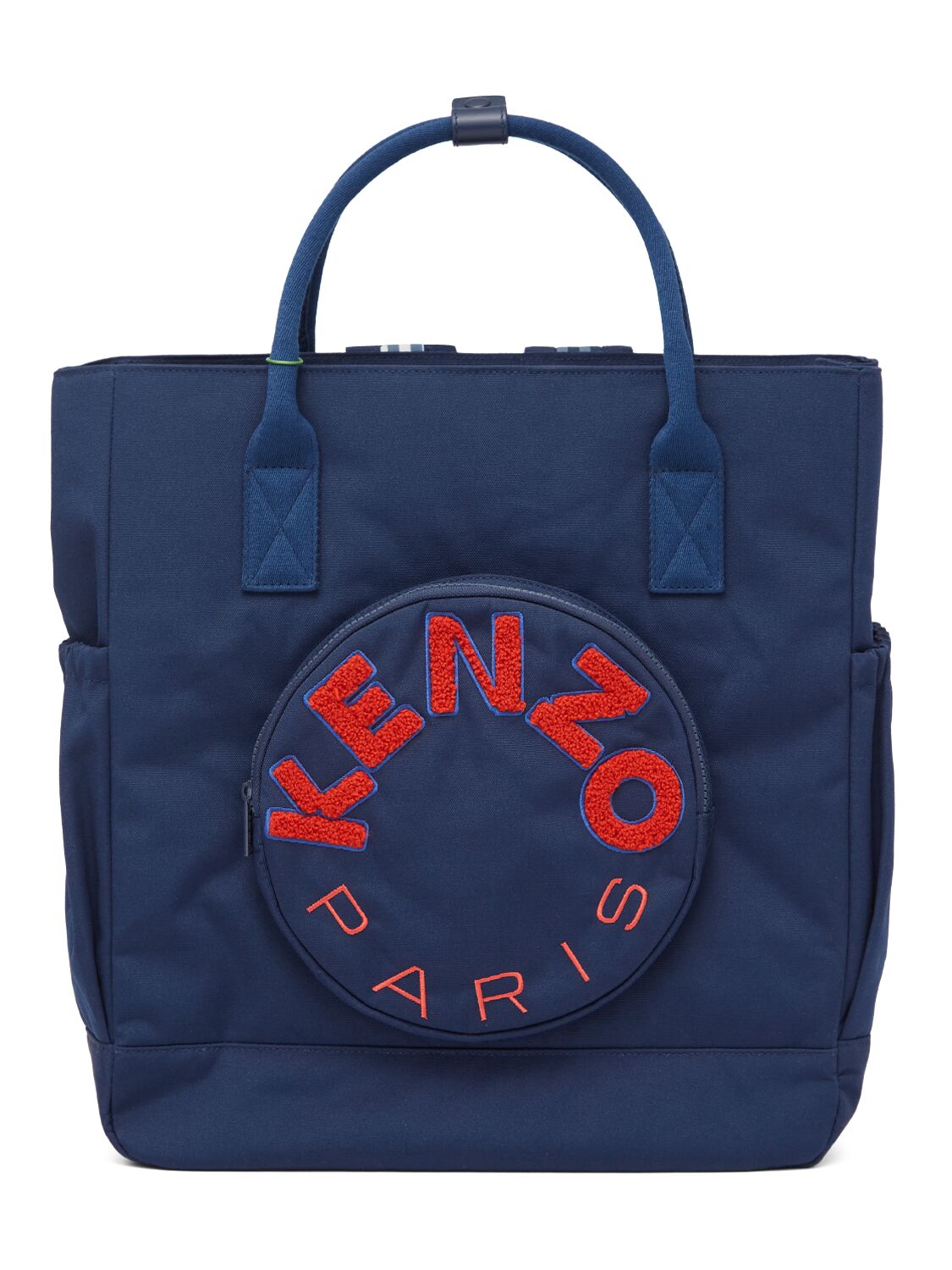 Kenzo Kids' Tech Canvas Changing Bag & Mat In Multicolor