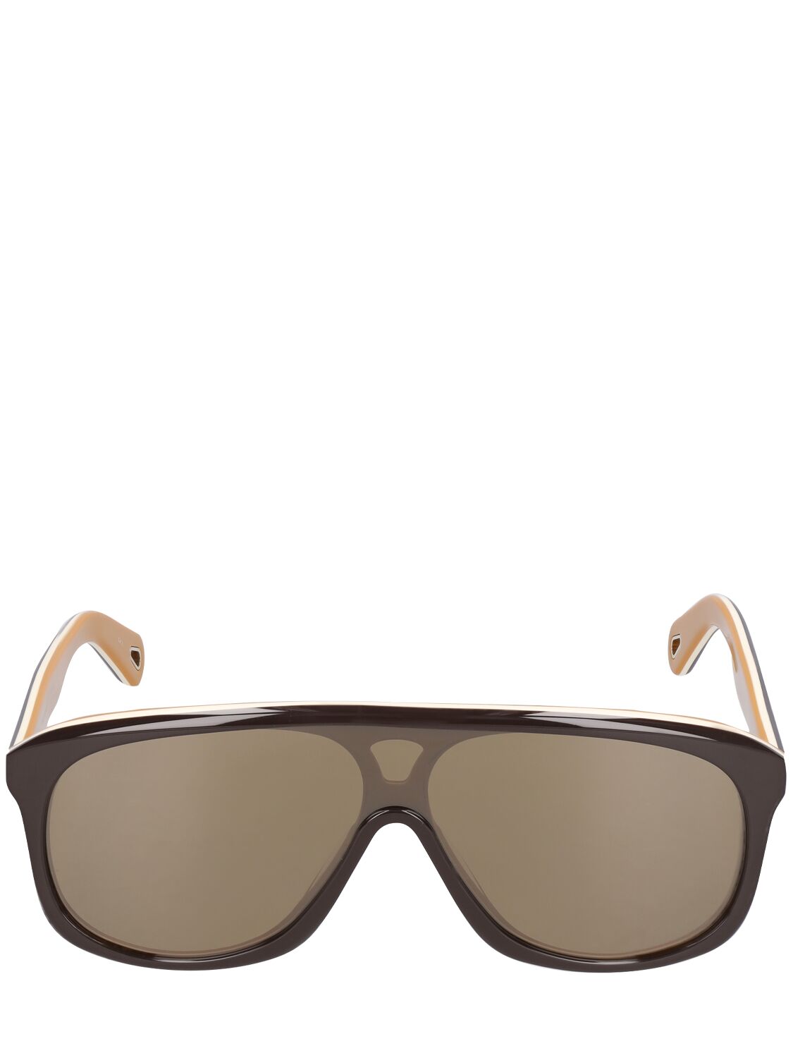 Chloé Mountaineering After Ski Sunglasses In Black,gold