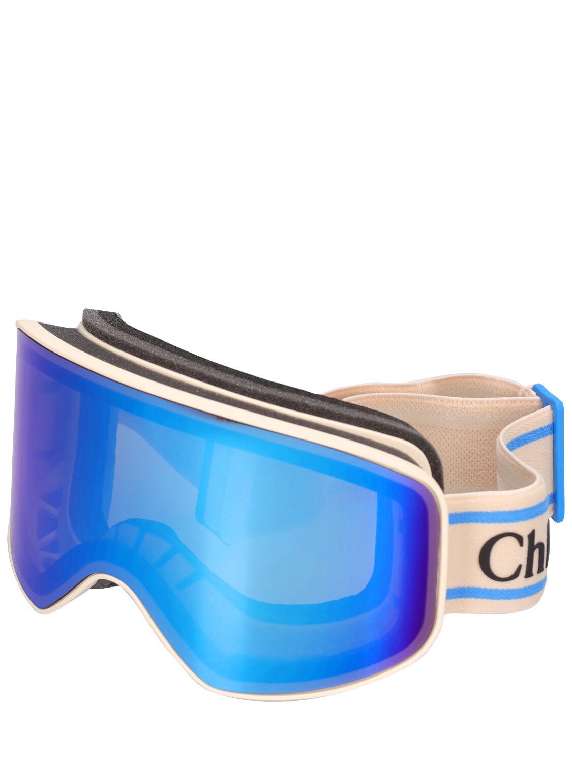 Shop Chloé Mountaineering Ski Goggles In Beige,multi