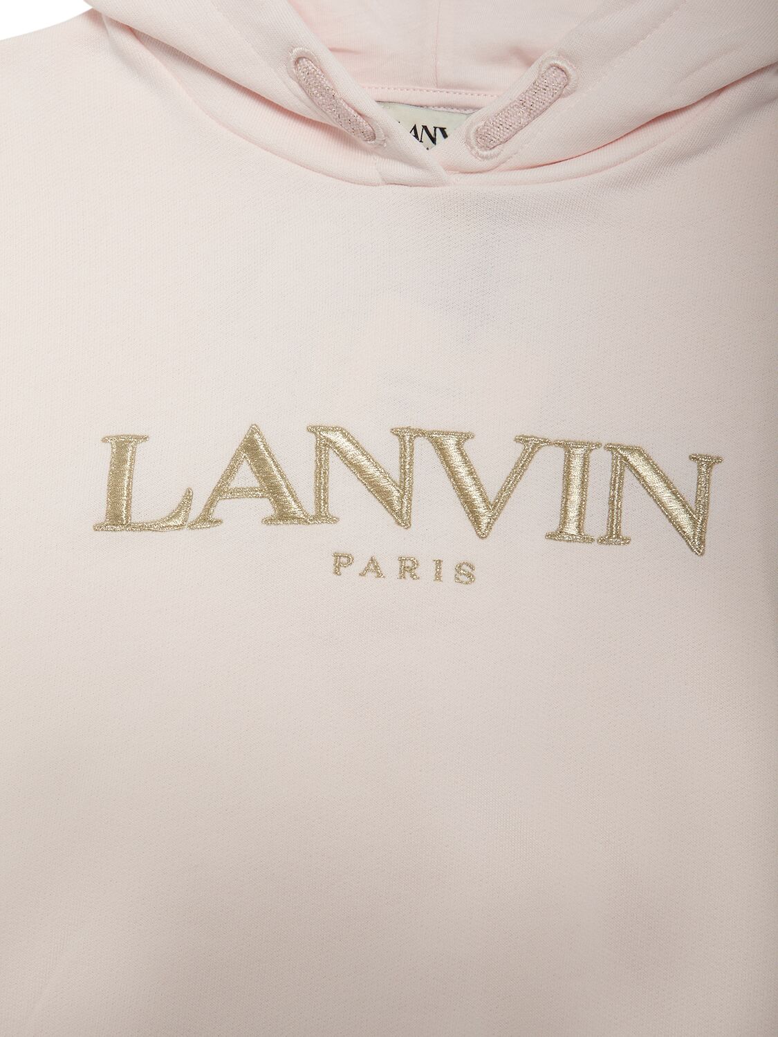 Shop Lanvin Cotton Hoodie In Pink