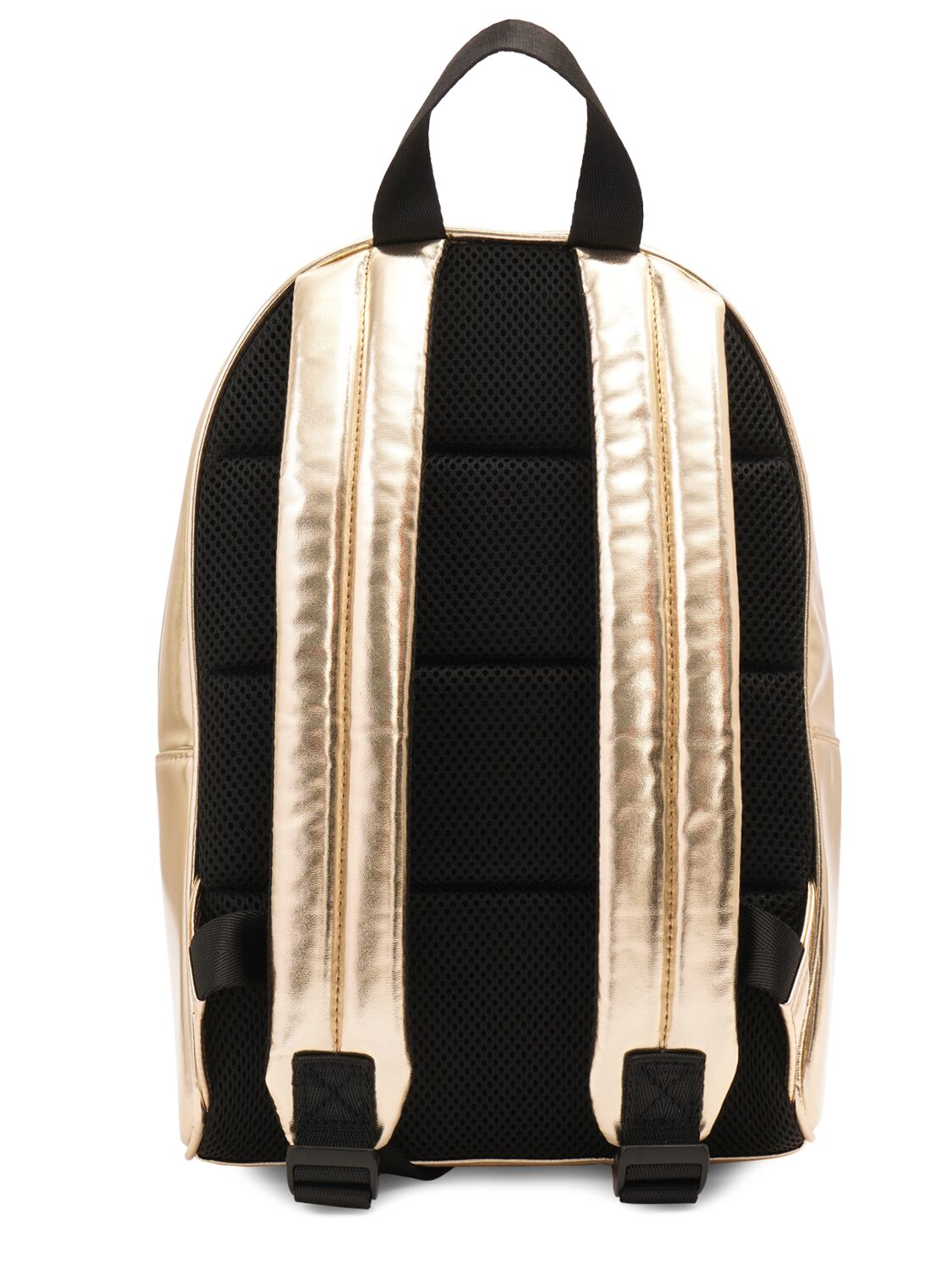 Shop Karl Lagerfeld Printed Nylon Backpack In Gold