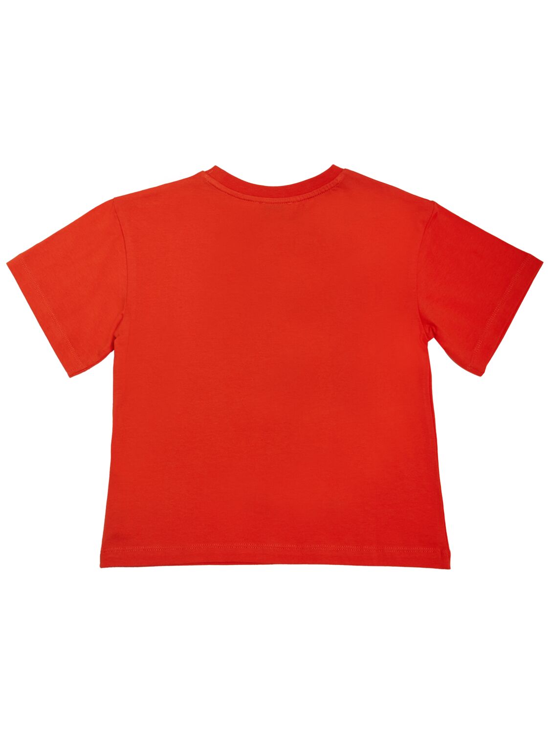 Shop Kenzo Cotton Jersey  T-shirt In Red
