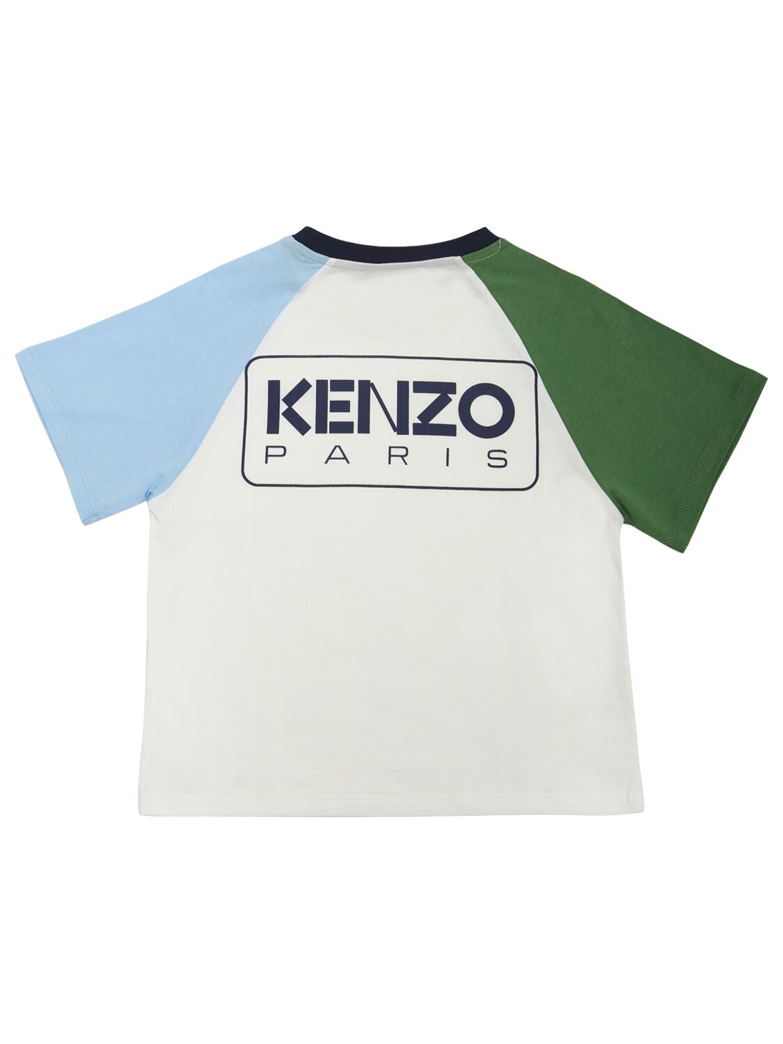 Shop Kenzo Cotton Jersey T-shirt In White