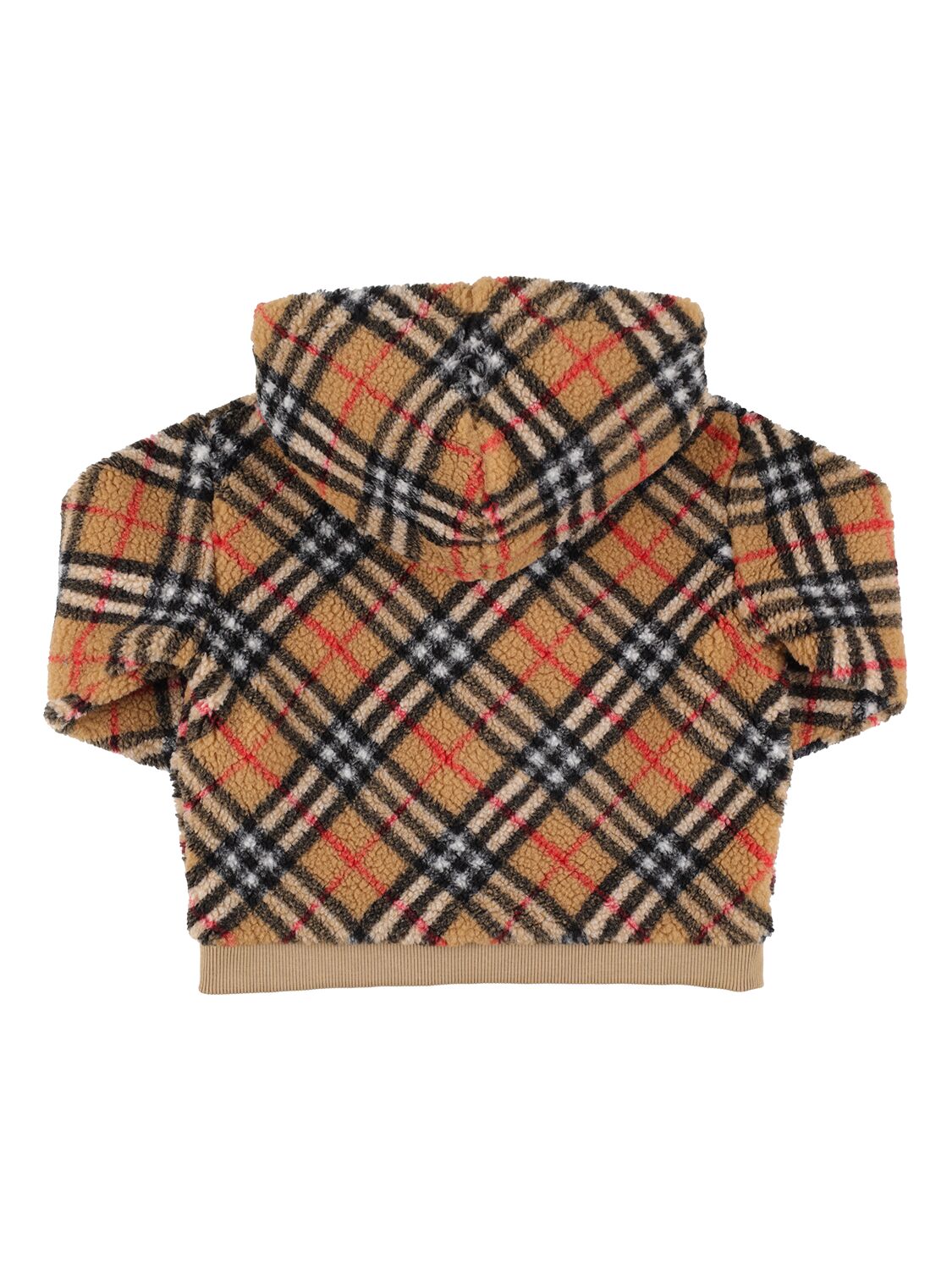 BURBERRY CHECK PRINT COTTON WINDBREAKER 