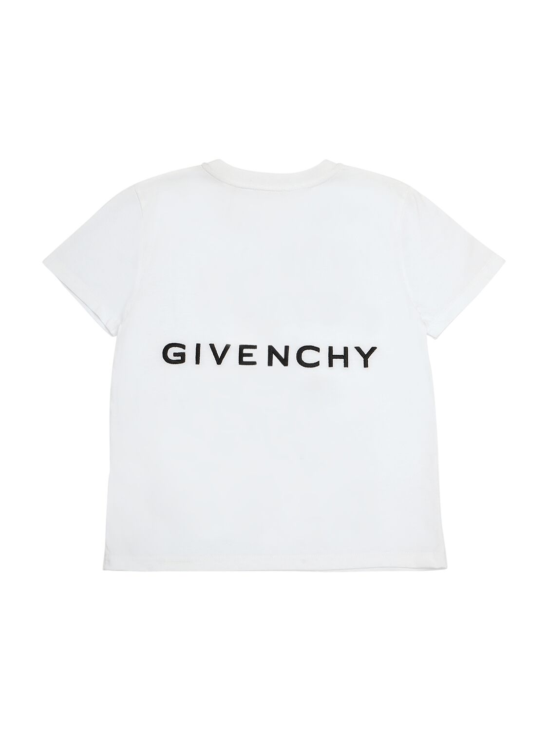 Shop Givenchy Cotton Jersey T-shirt In White