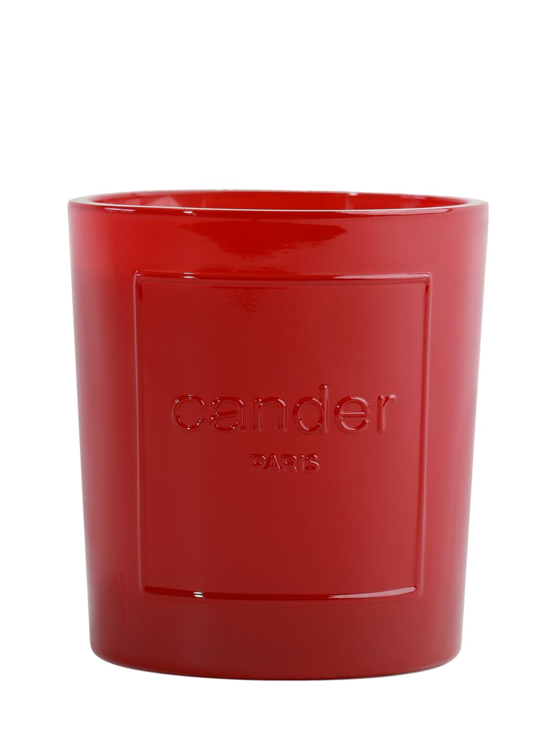Cander Paris Fete Candle In Red