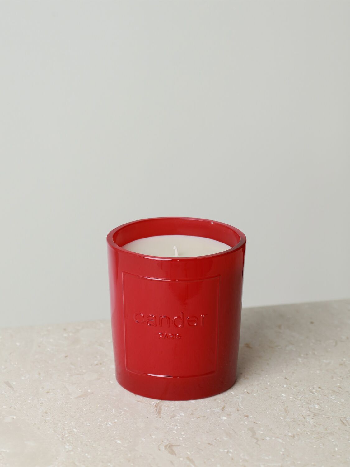 Shop Cander Paris Fete Candle In Red