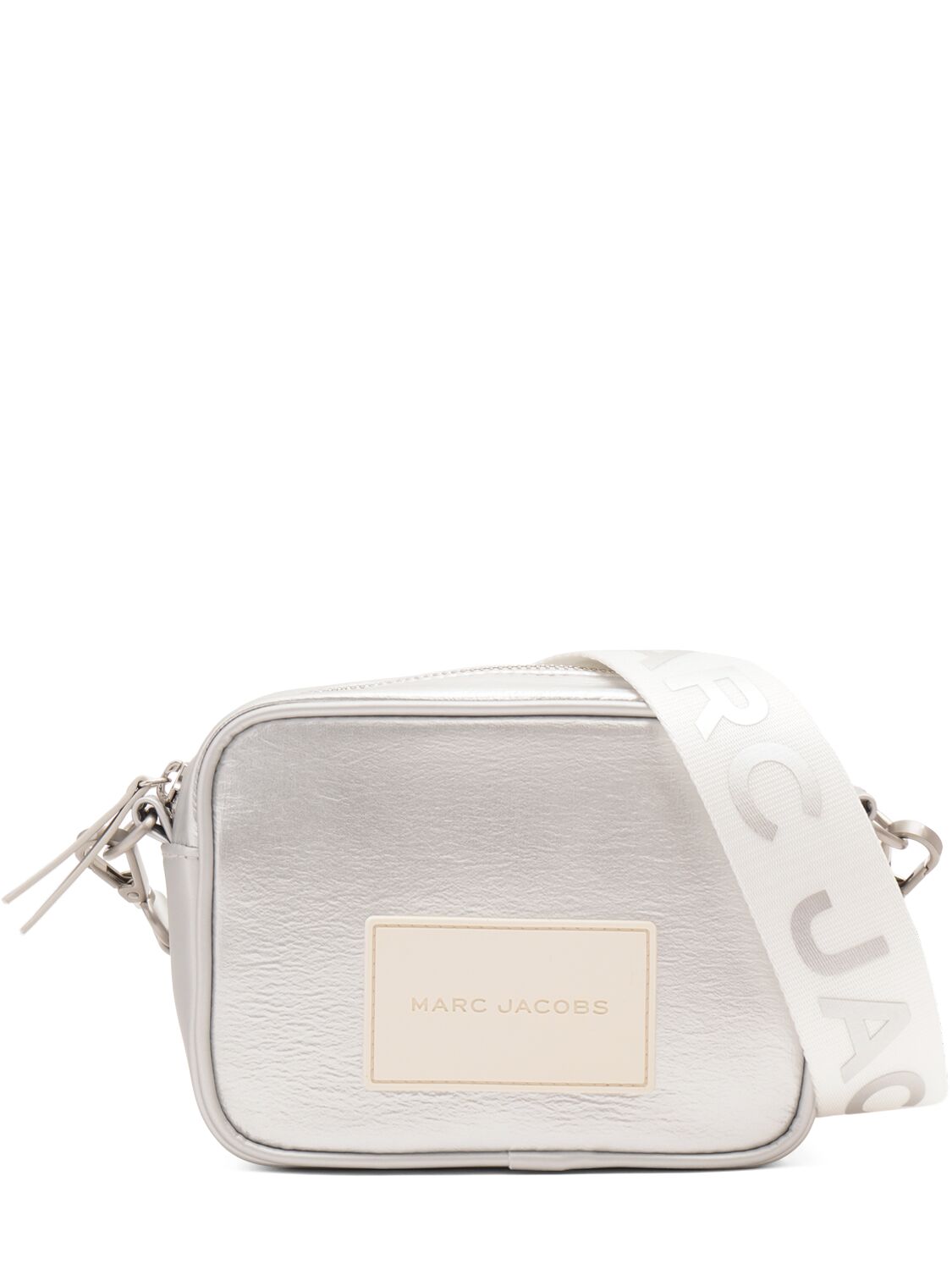 Marc Jacobs Kids' Logo斜挎包 In Silver